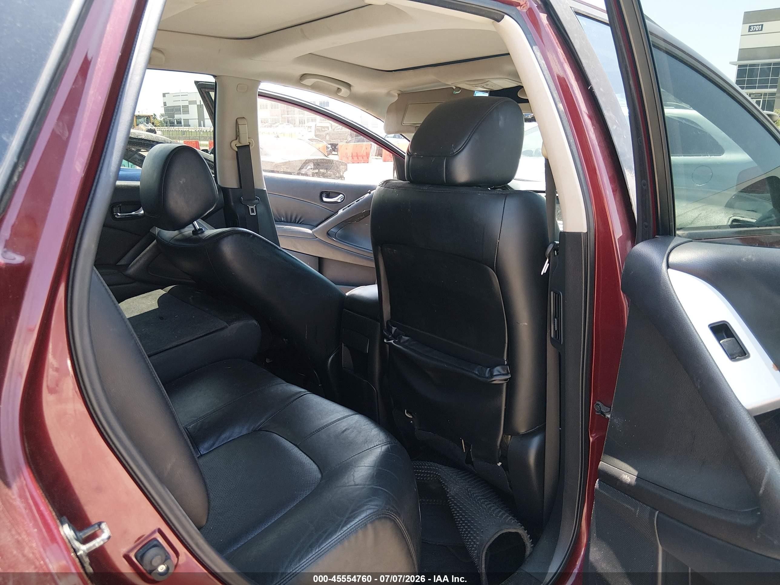 2010 Nissan Murano Sl Maroon vin: JN8AZ1MW5AW116246