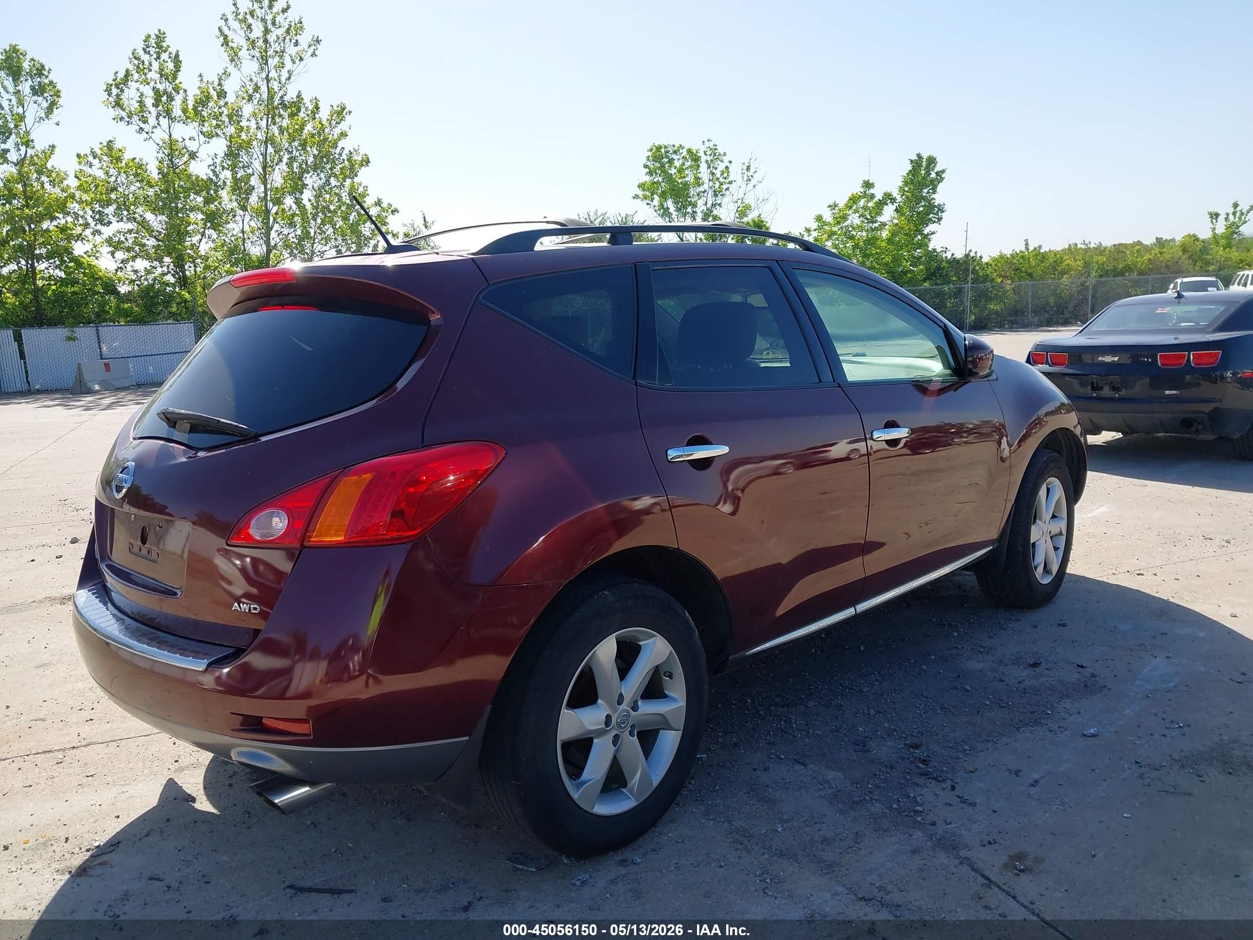 2010 Nissan Murano Sl Brown vin: JN8AZ1MW5AW124590