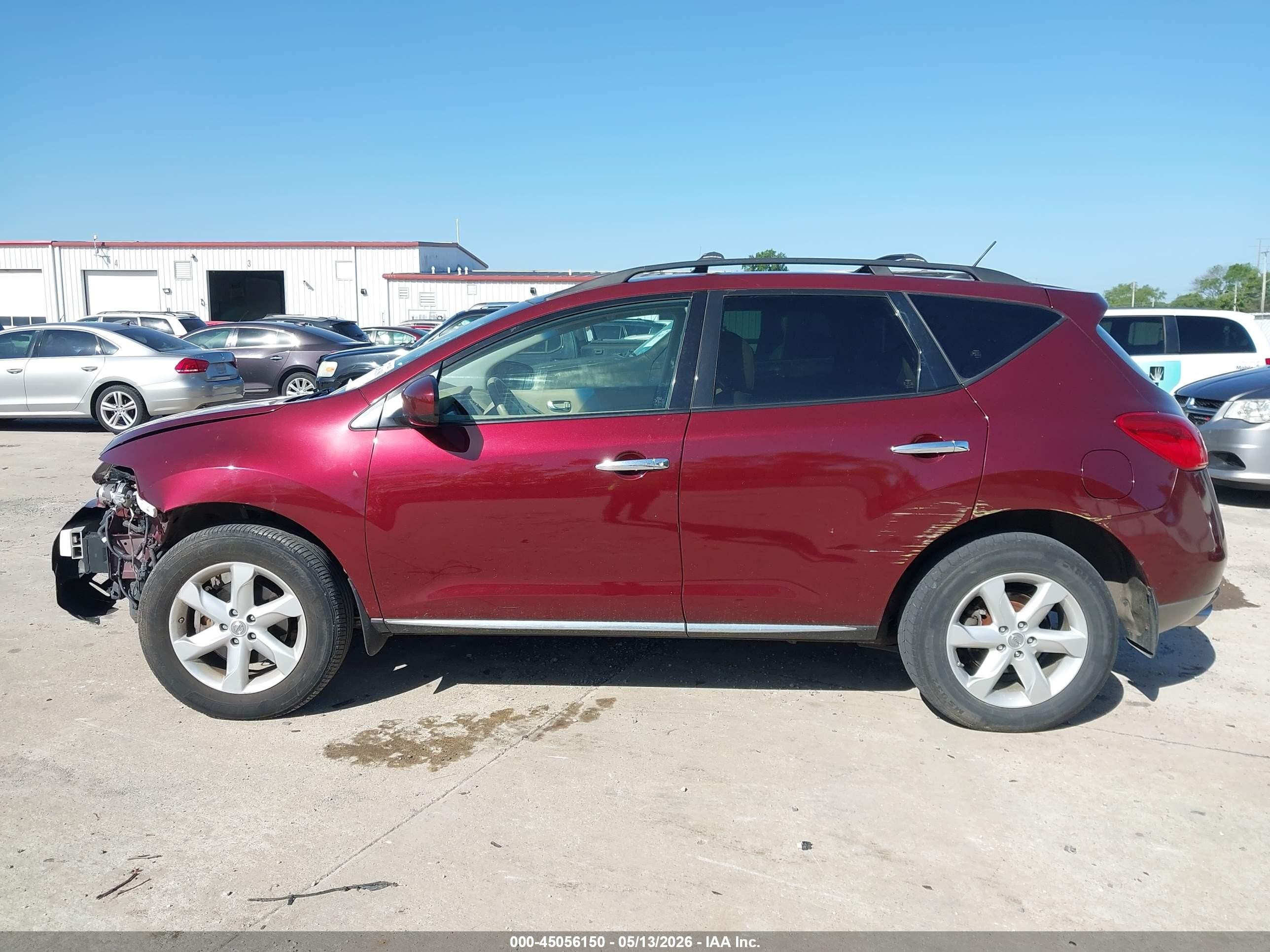2010 Nissan Murano Sl Brown vin: JN8AZ1MW5AW124590