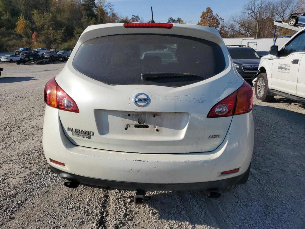 2010 Nissan Murano S White vin: JN8AZ1MW5AW129451