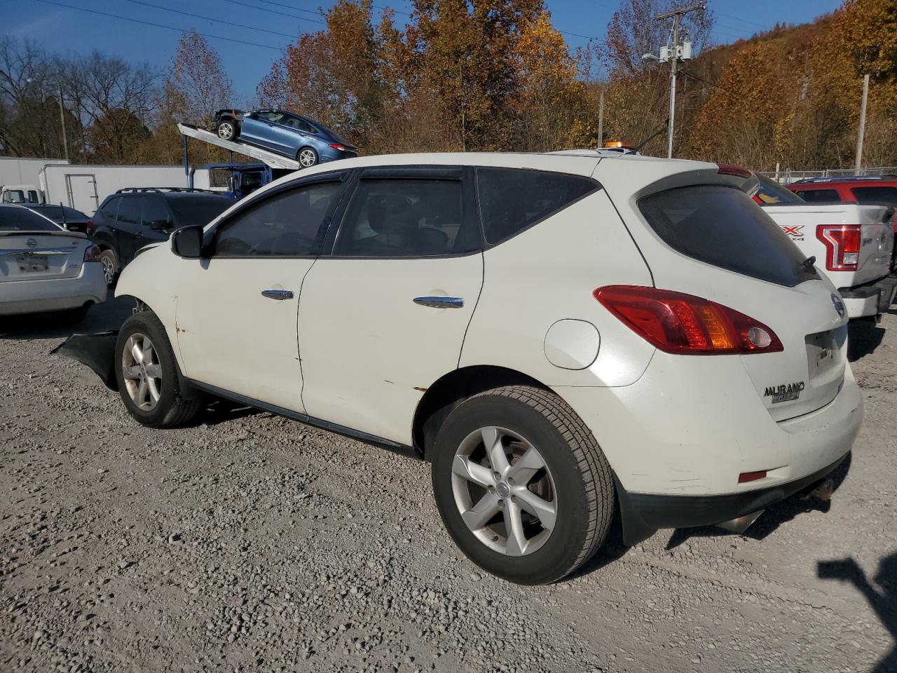2010 Nissan Murano S White vin: JN8AZ1MW5AW129451