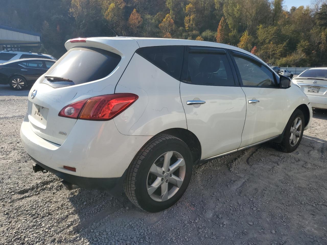 2010 Nissan Murano S White vin: JN8AZ1MW5AW129451