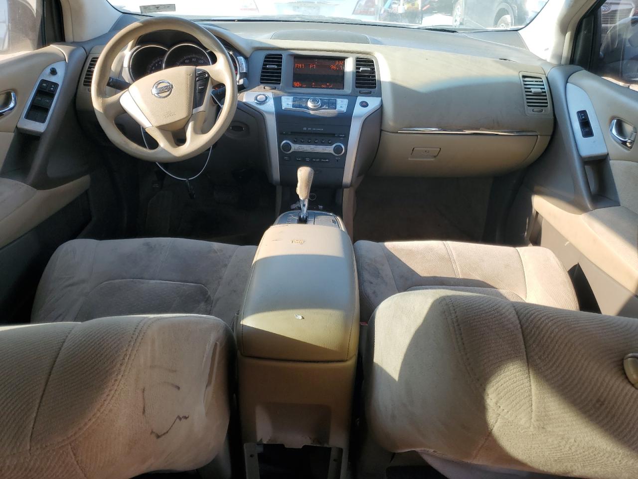2010 Nissan Murano S White vin: JN8AZ1MW5AW129451