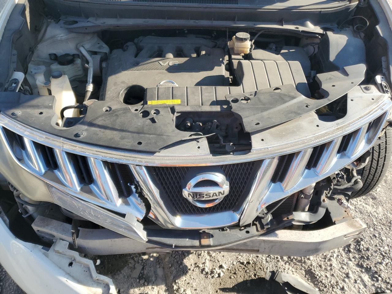 2010 Nissan Murano S White vin: JN8AZ1MW5AW129451