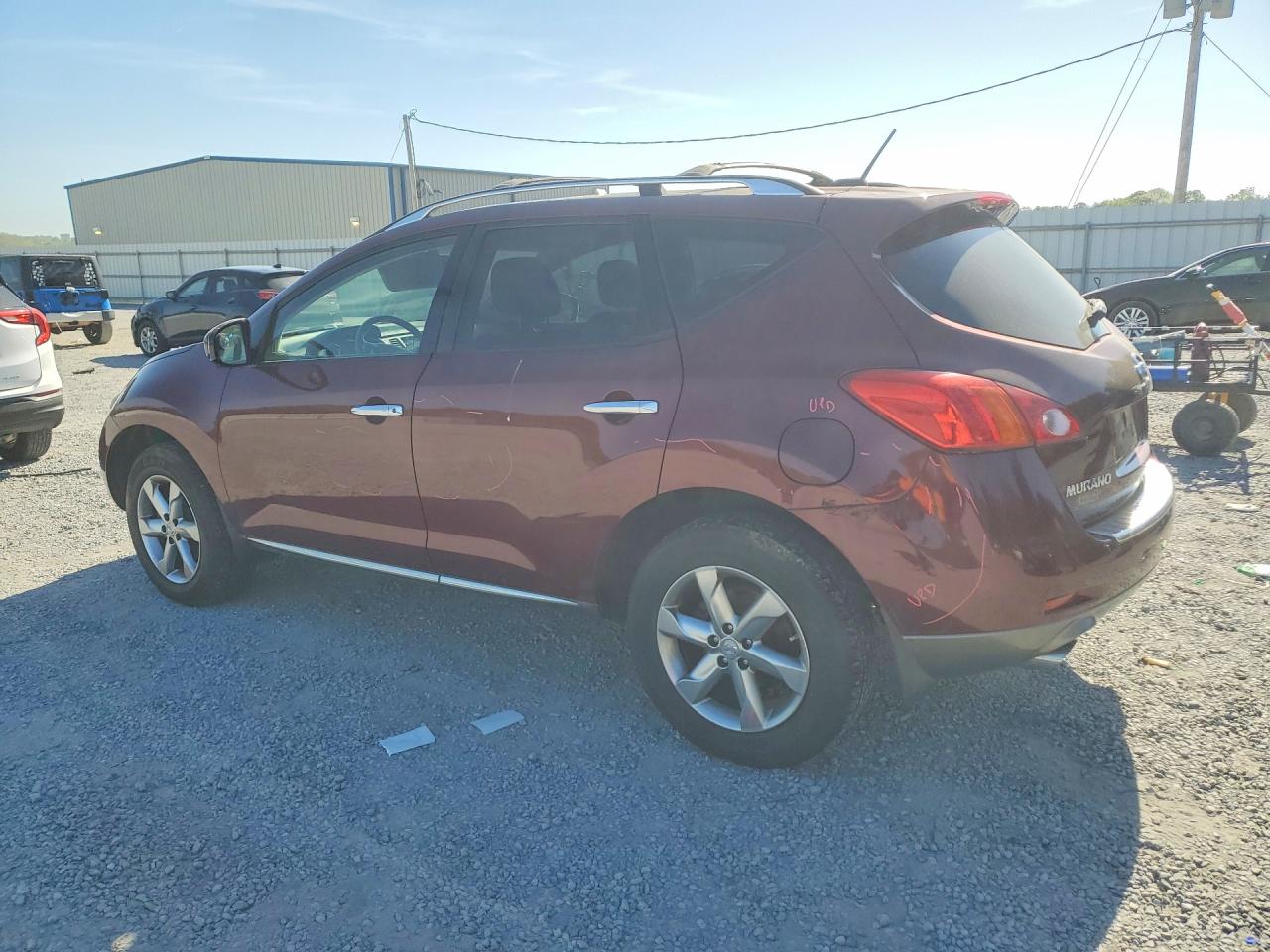 2010 Nissan Murano S Burgundy vin: JN8AZ1MW5AW133337
