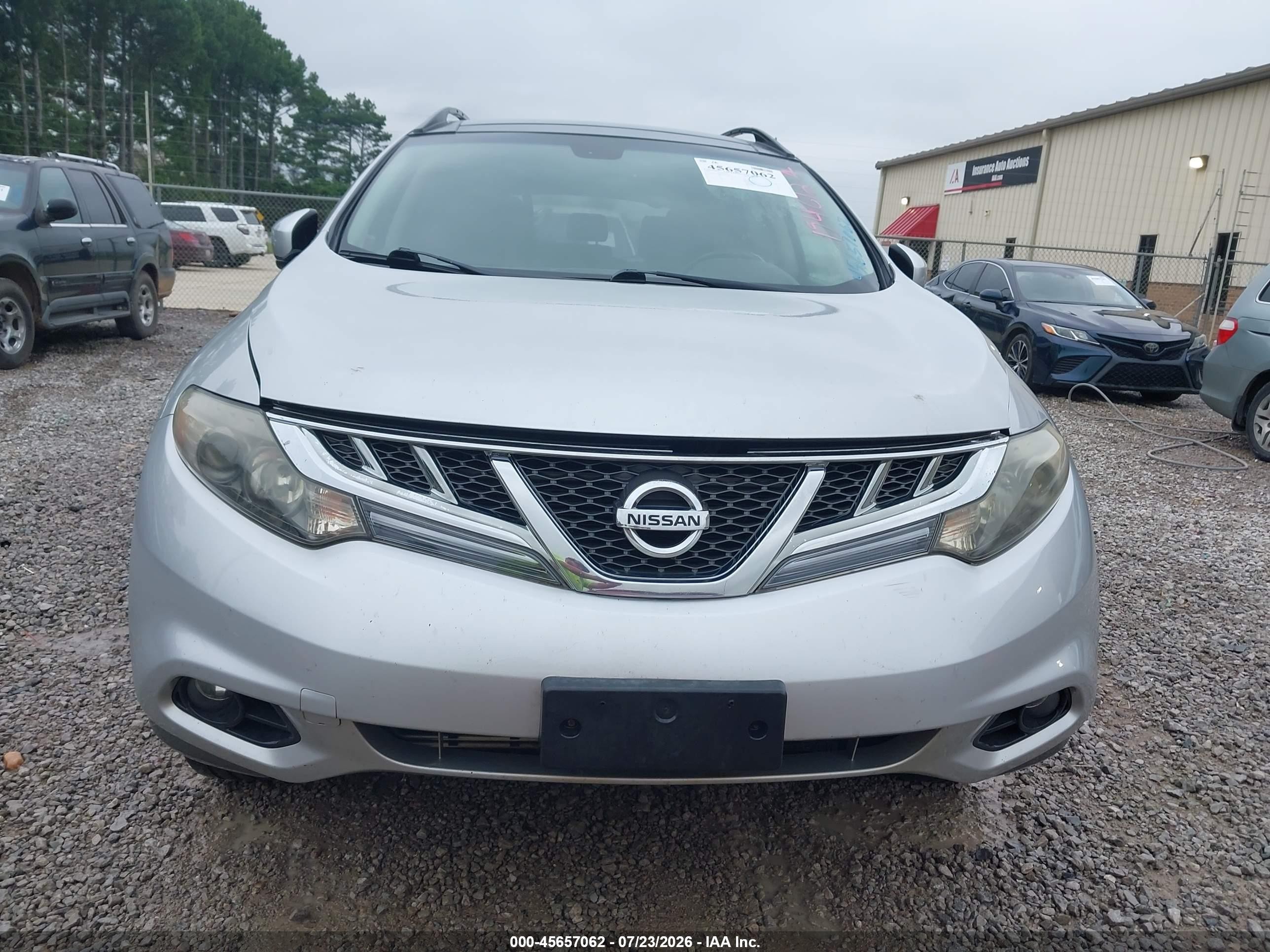 2011 Nissan Murano Sl Silver vin: JN8AZ1MW5BW154612