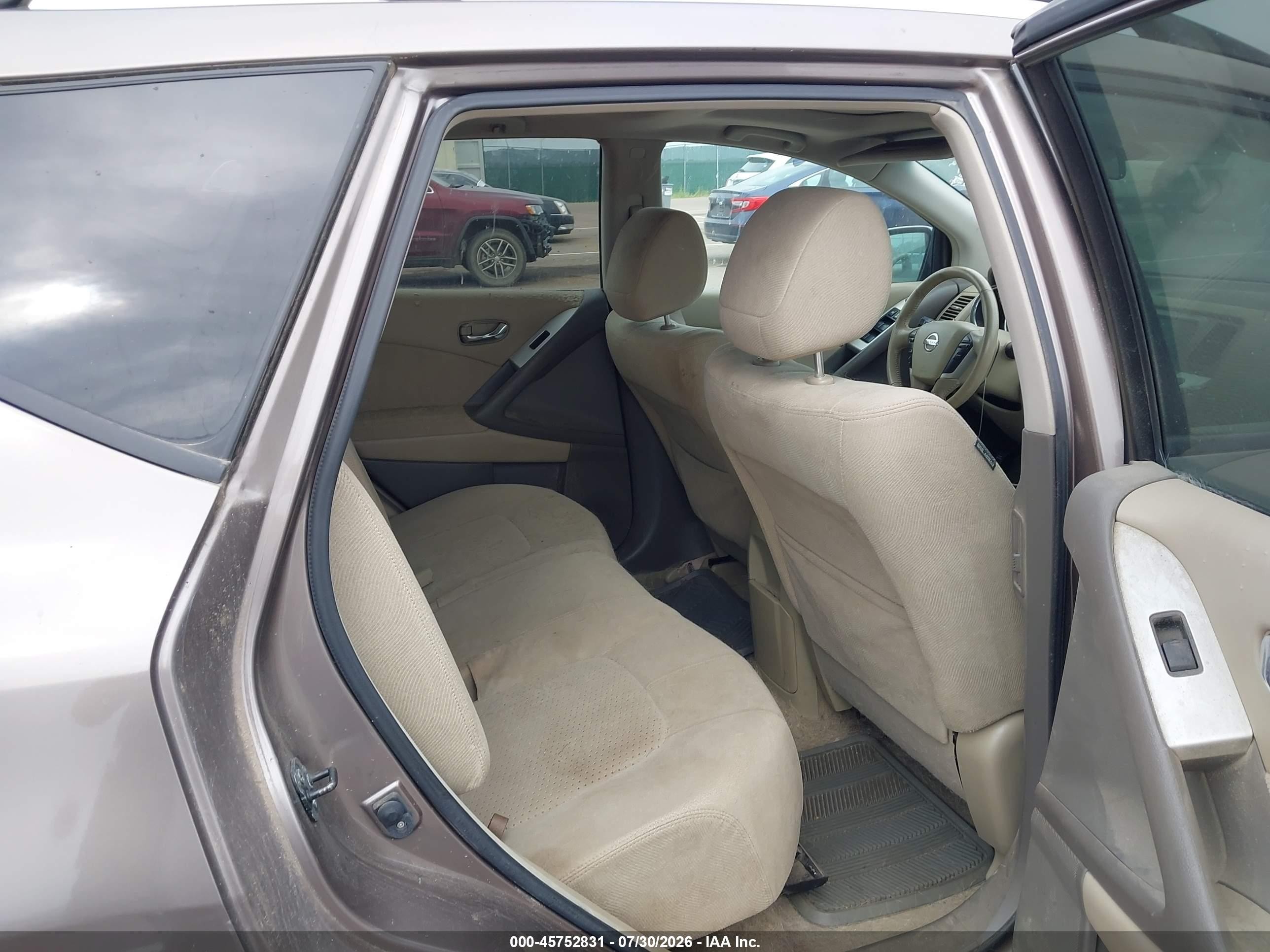 2011 Nissan Murano Sv Dark Brown vin: JN8AZ1MW5BW167585