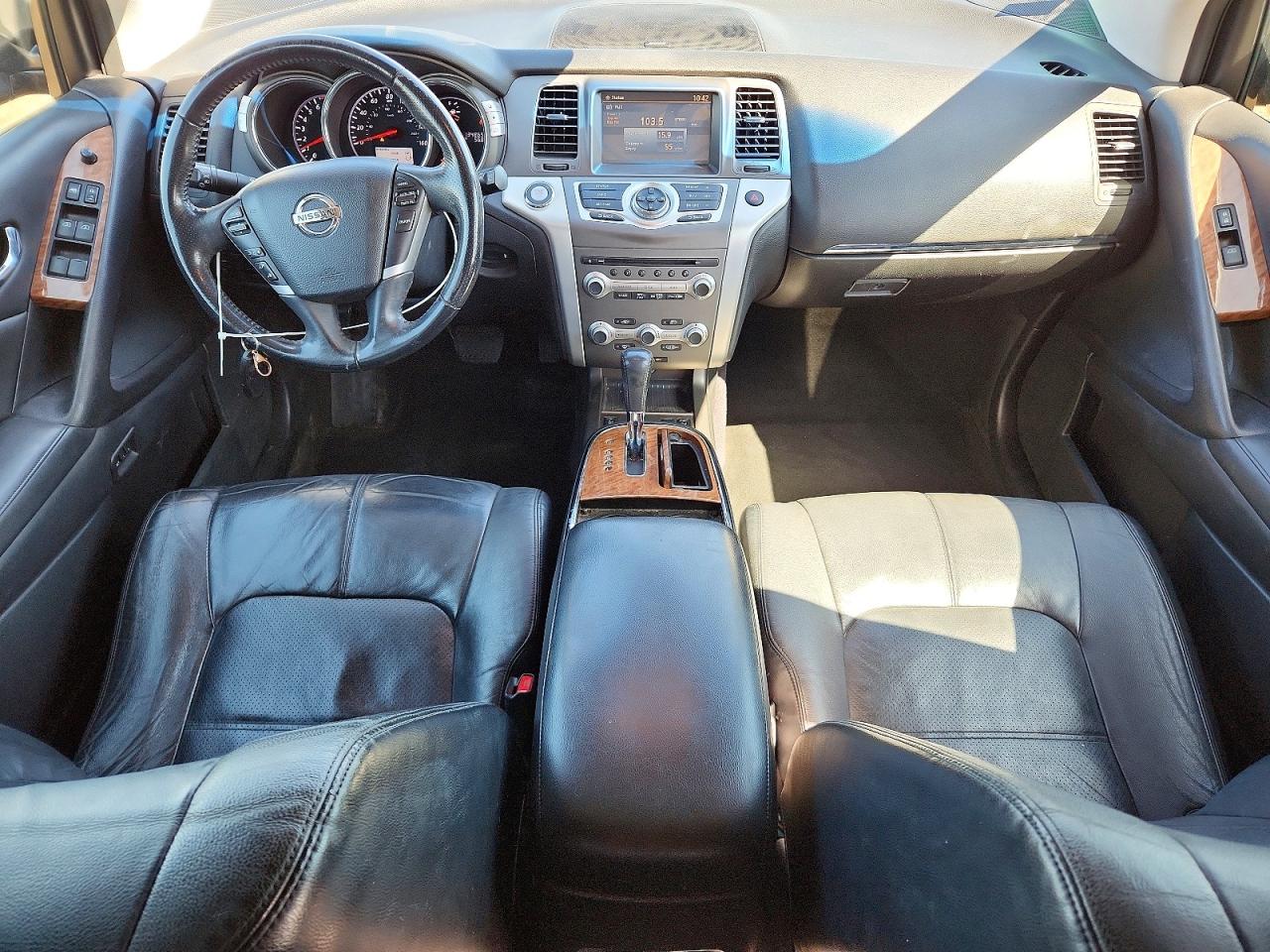 2012 Nissan Murano S Black vin: JN8AZ1MW5CW201509