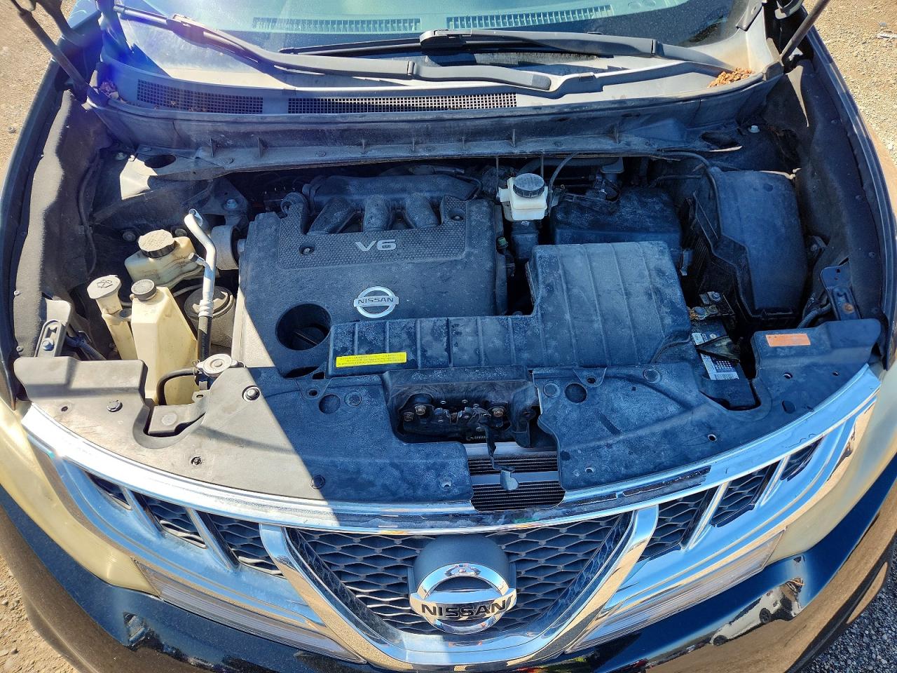 2012 Nissan Murano S Black vin: JN8AZ1MW5CW201509