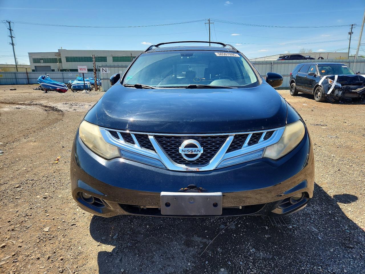 2012 Nissan Murano S Black vin: JN8AZ1MW5CW201509