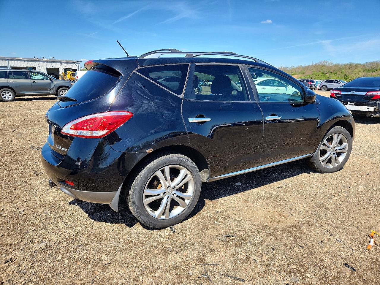 2012 Nissan Murano S Black vin: JN8AZ1MW5CW201509