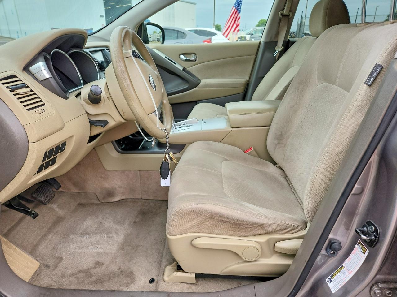 2012 Nissan Murano S Серый vin: JN8AZ1MW5CW207696