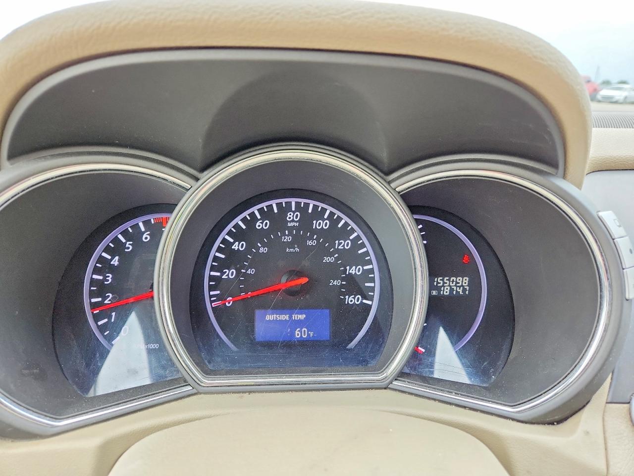 2012 Nissan Murano S Серый vin: JN8AZ1MW5CW207696
