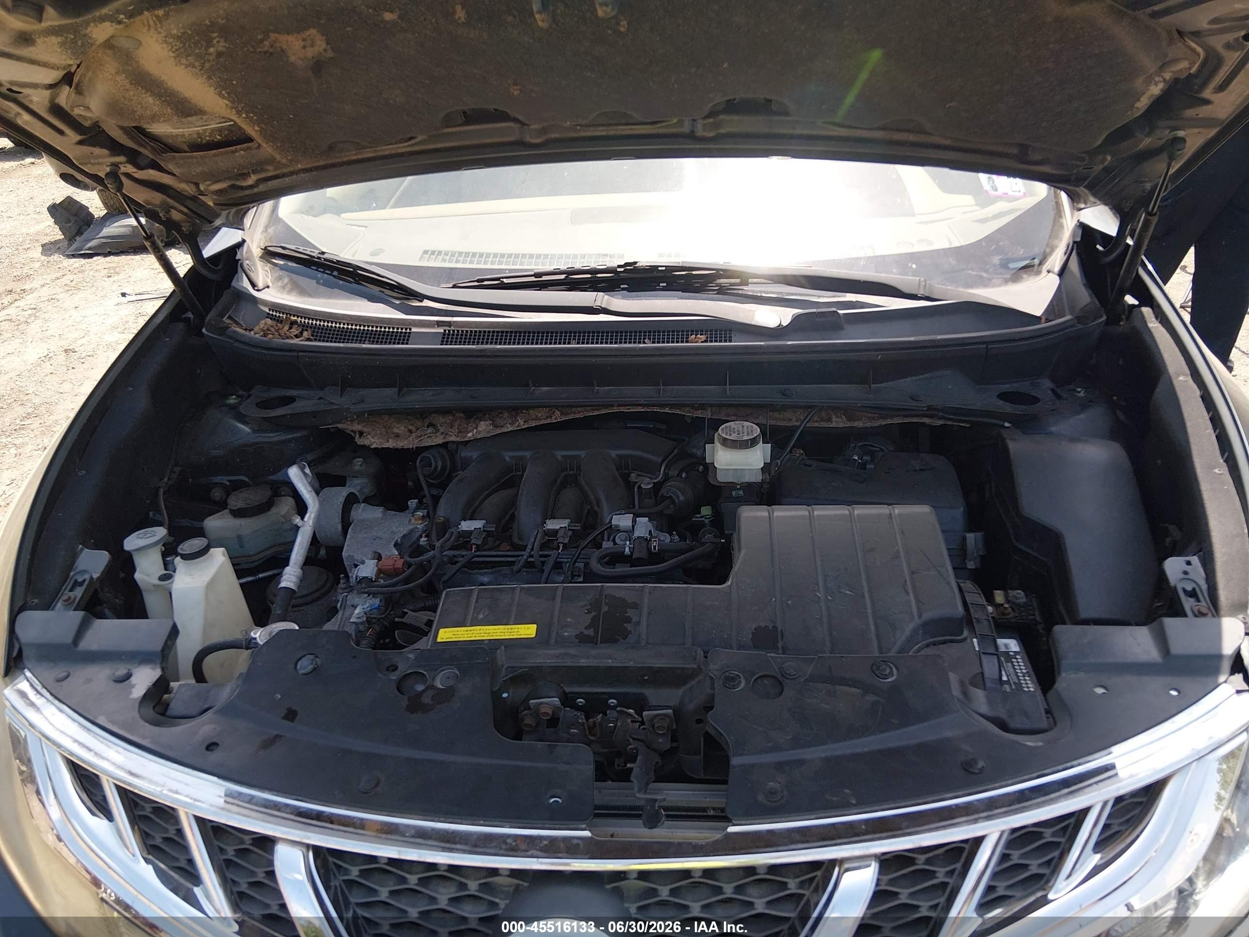 2012 Nissan Murano Sv Синий vin: JN8AZ1MW5CW208671