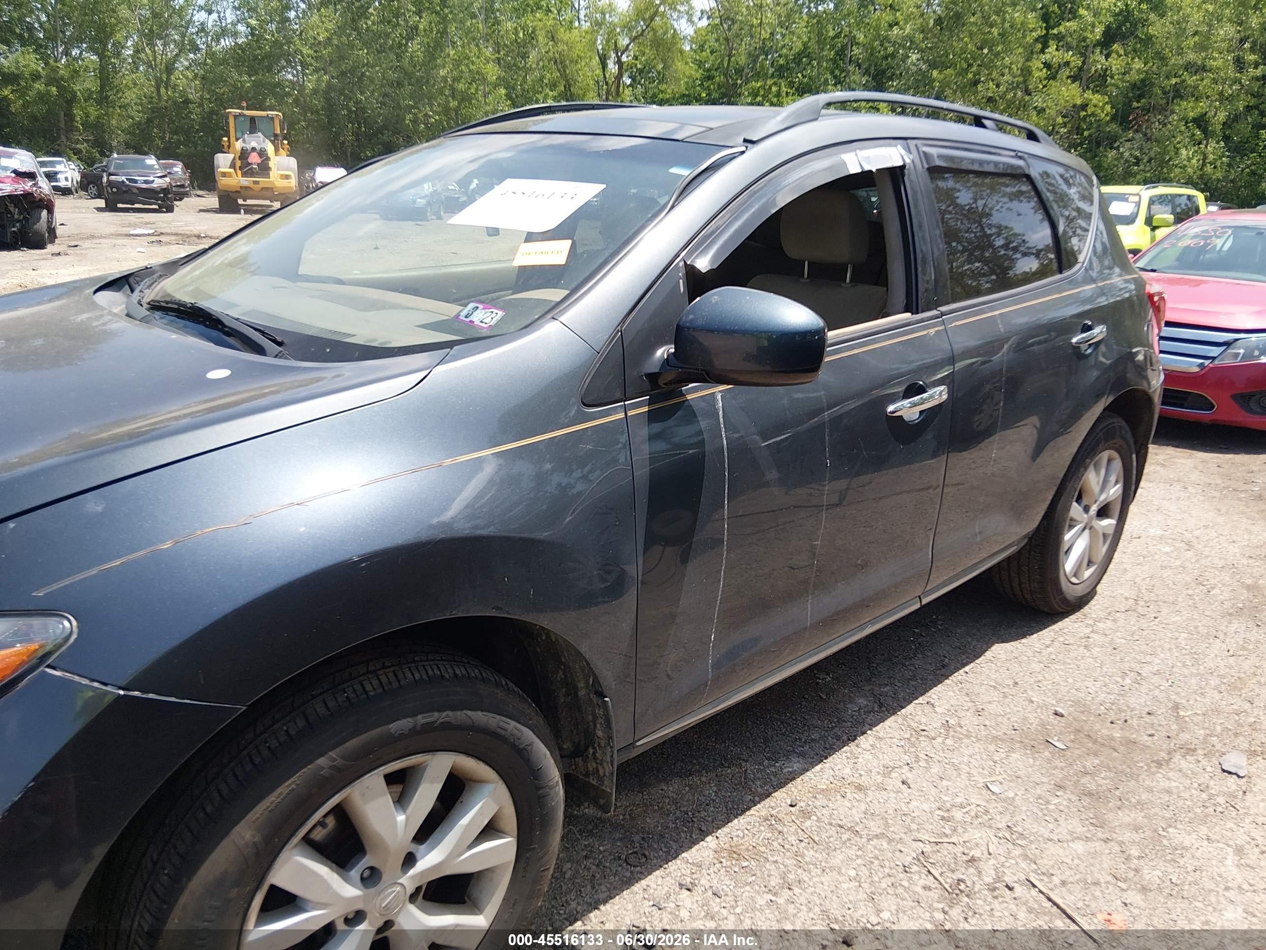 2012 Nissan Murano Sv Синий vin: JN8AZ1MW5CW208671