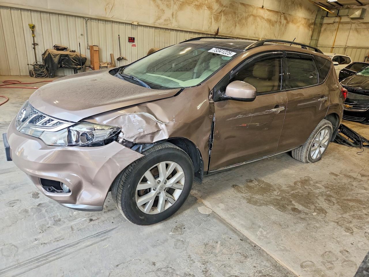 2012 Nissan Murano S Коричневый vin: JN8AZ1MW5CW216933