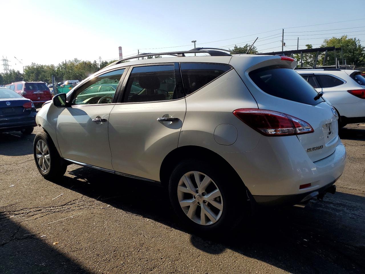 2012 Nissan Murano S White vin: JN8AZ1MW5CW226720