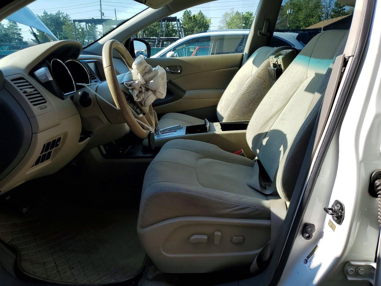 2012 Nissan Murano S White vin: JN8AZ1MW5CW226720