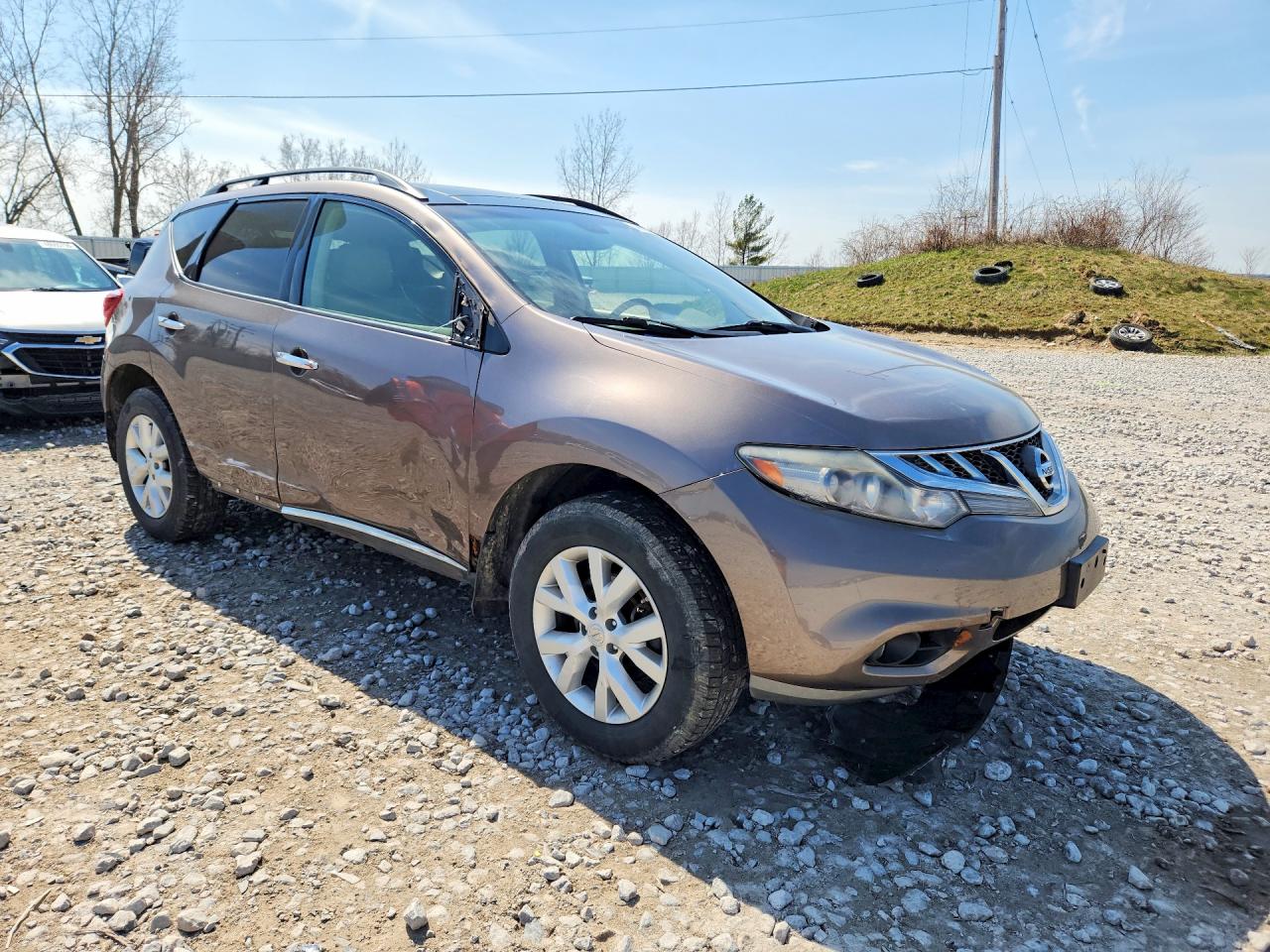 2013 Nissan Murano S Tan vin: JN8AZ1MW5DW304835