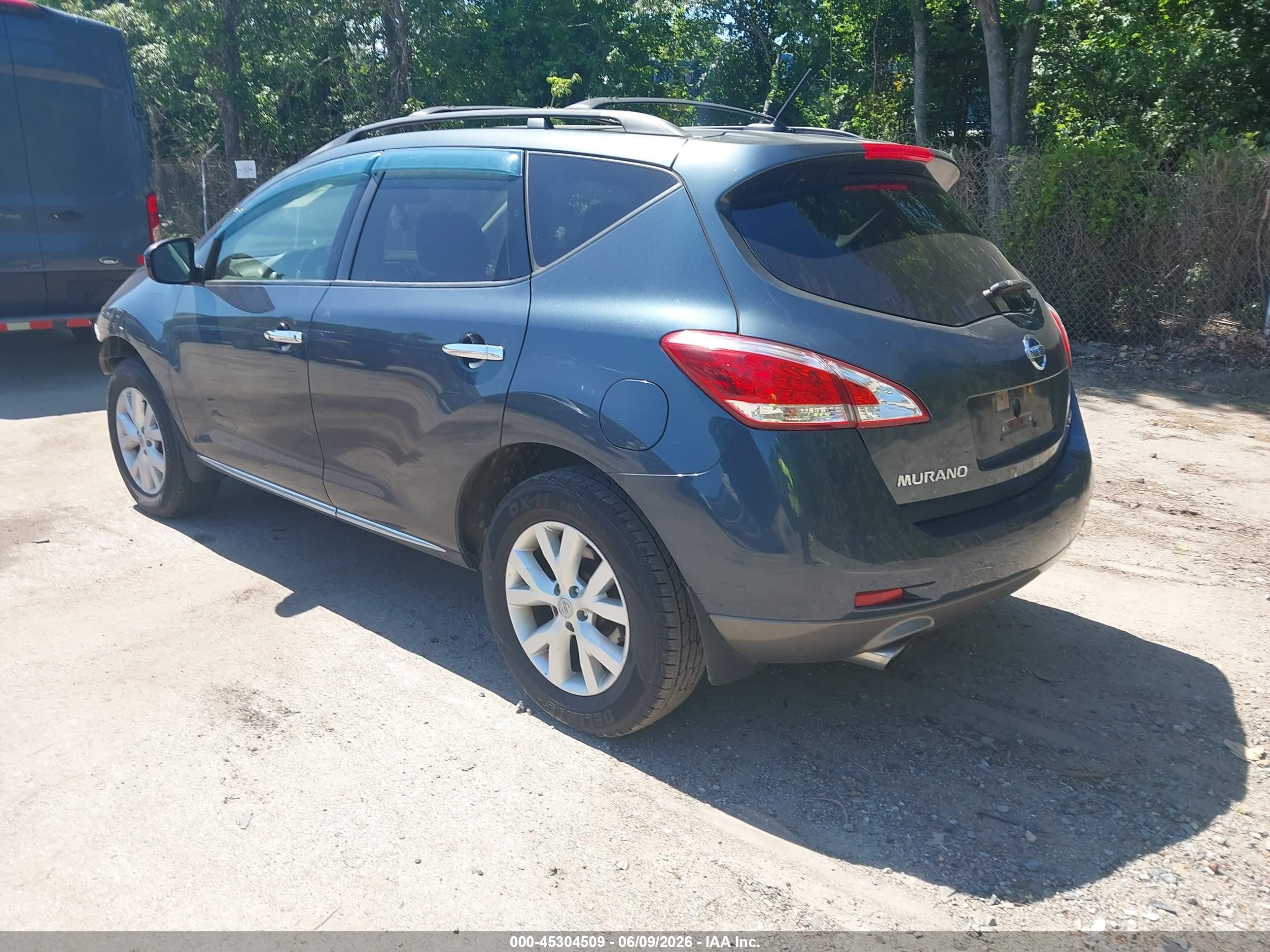 2013 Nissan Murano Sl Синий vin: JN8AZ1MW5DW306181