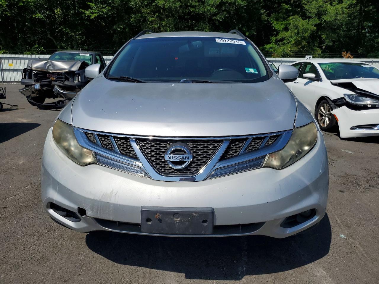 2013 Nissan Murano S Серебряный vin: JN8AZ1MW5DW315706
