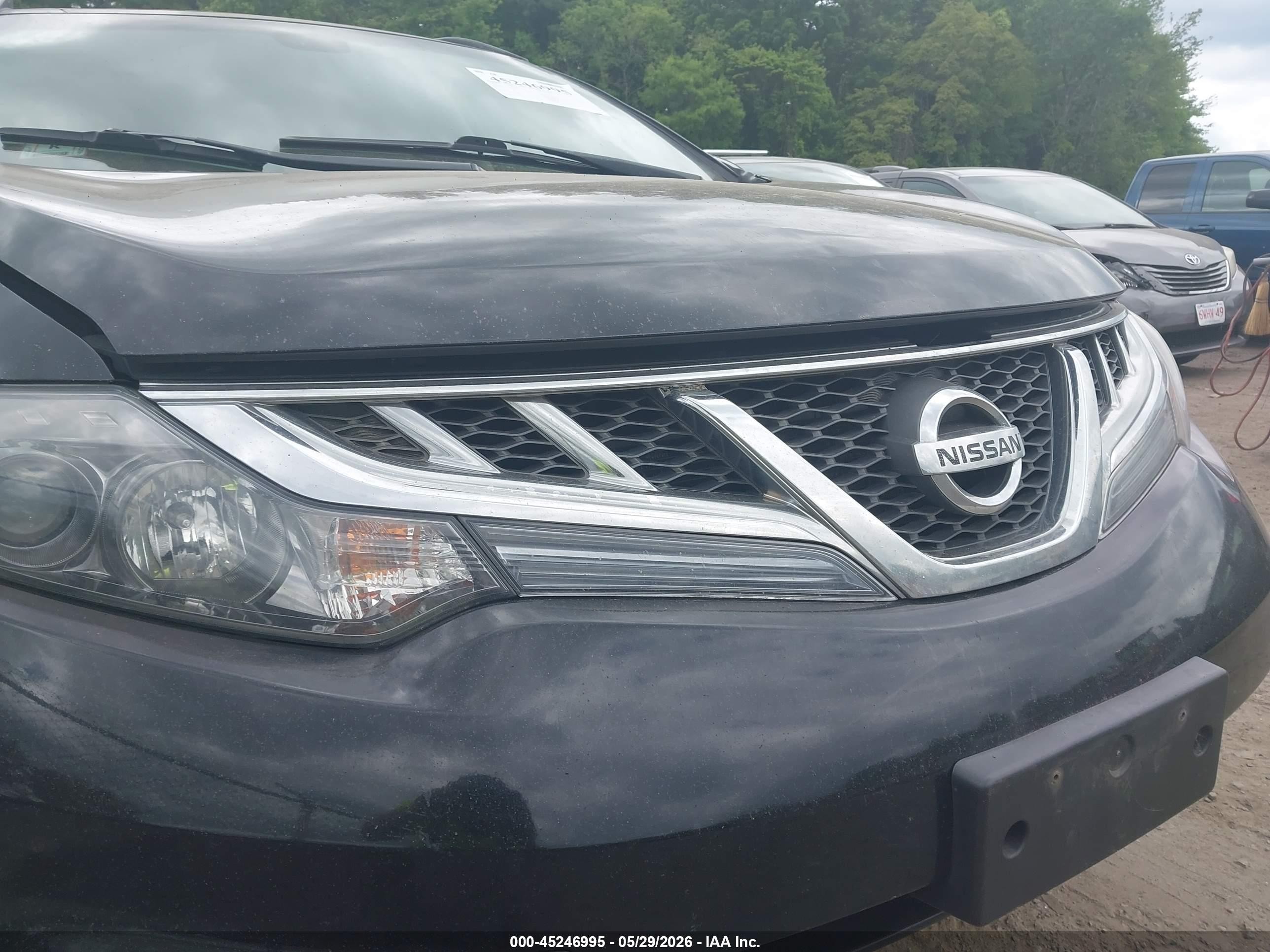 2013 Nissan Murano Sl Black vin: JN8AZ1MW5DW321795