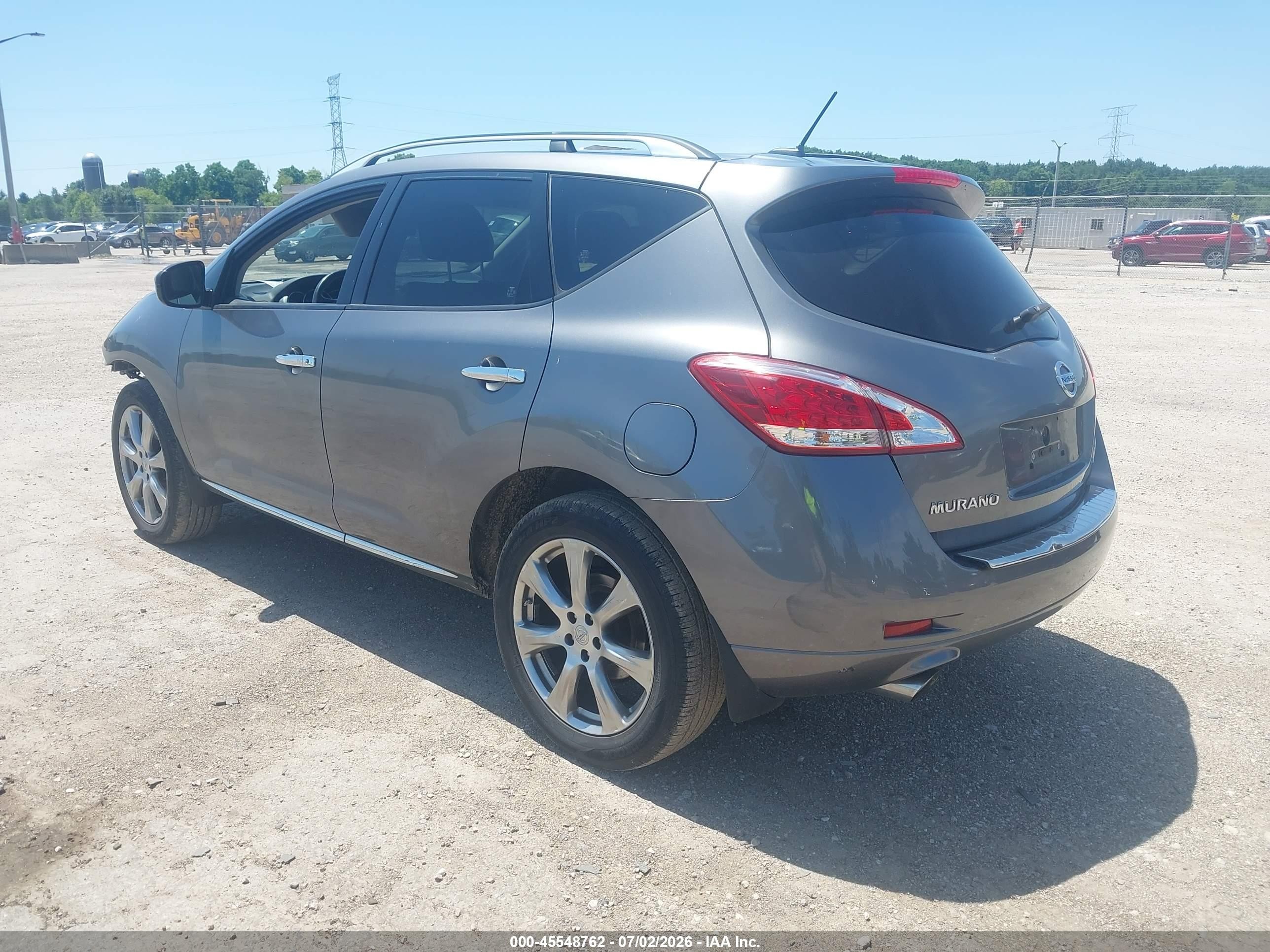 2013 Nissan Murano Le Gray vin: JN8AZ1MW5DW323191