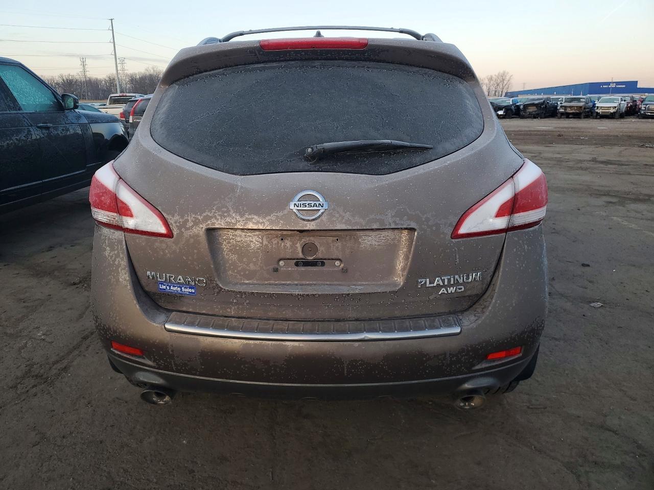 2014 Nissan Murano Le Tan vin: JN8AZ1MW5EW508326
