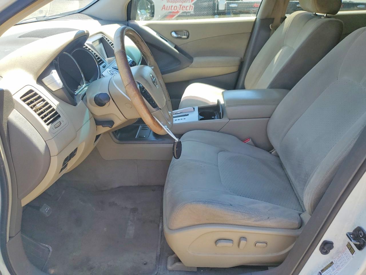 2014 Nissan Murano Sv White vin: JN8AZ1MW5EW517446