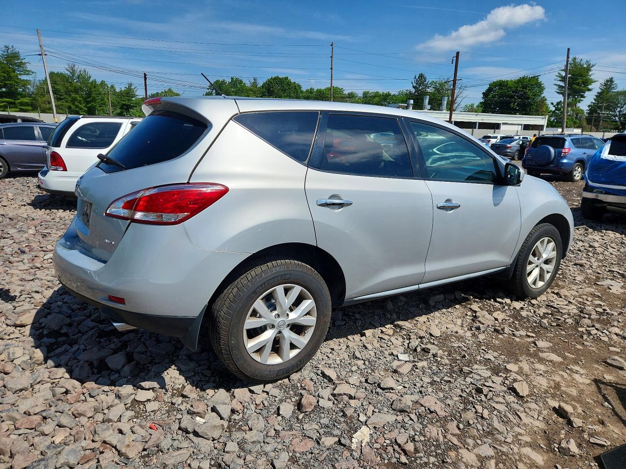 2014 Nissan Murano S Gray vin: JN8AZ1MW5EW520282