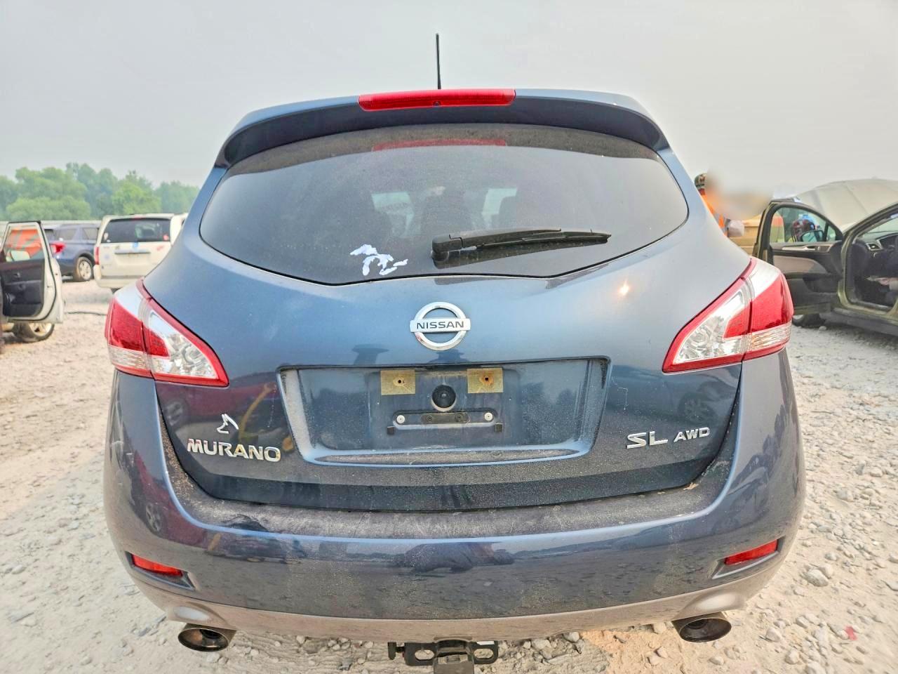 2014 Nissan Murano Sl Teal vin: JN8AZ1MW5EW527717
