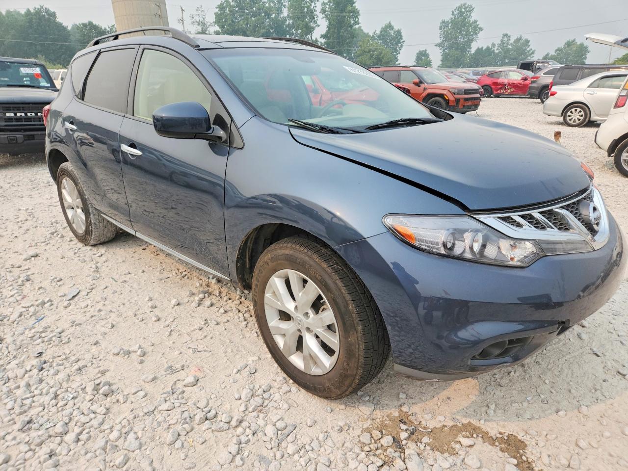2014 Nissan Murano Sl Teal vin: JN8AZ1MW5EW527717