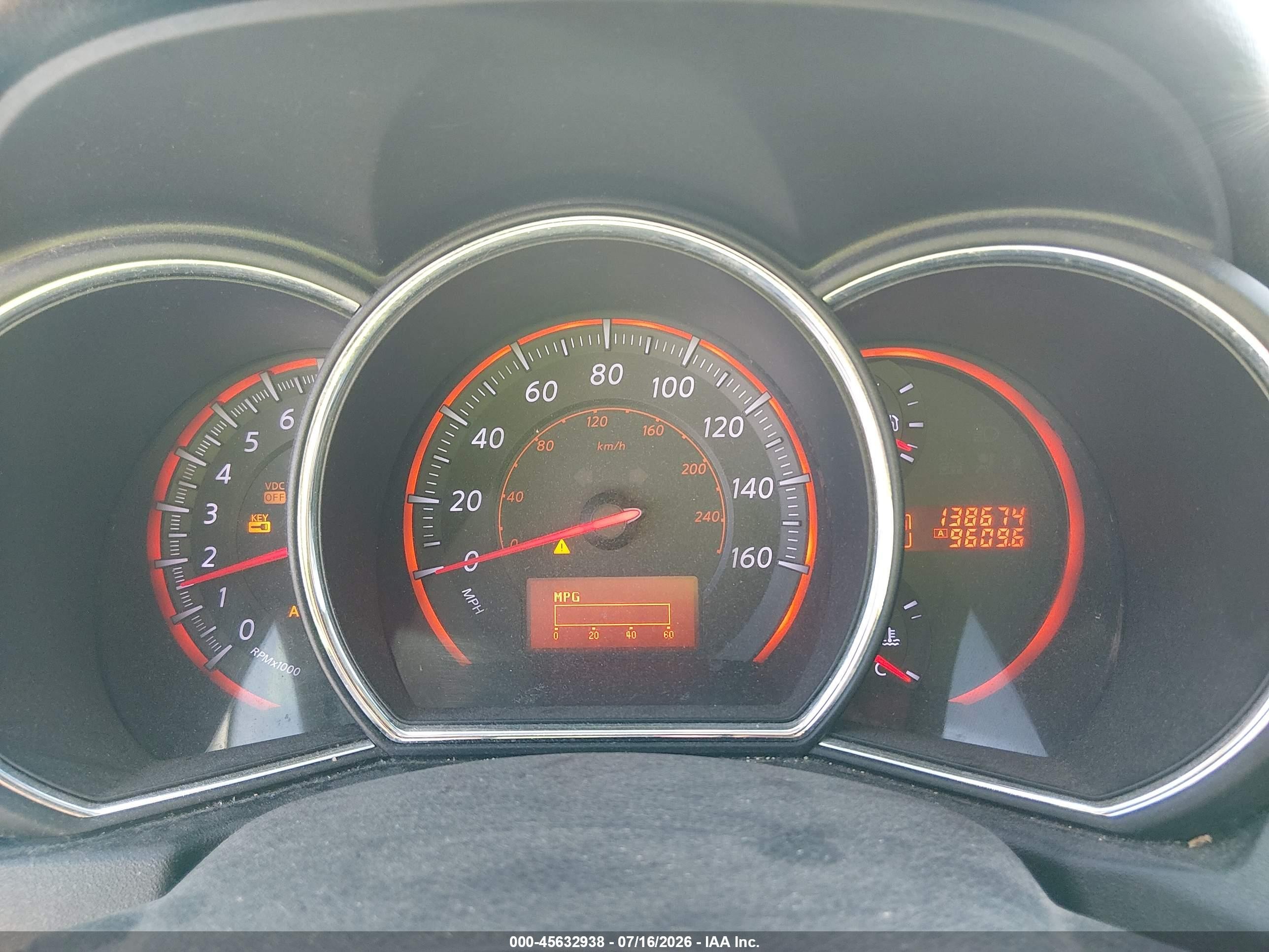 2010 Nissan Murano S Черный vin: JN8AZ1MW6AW105675