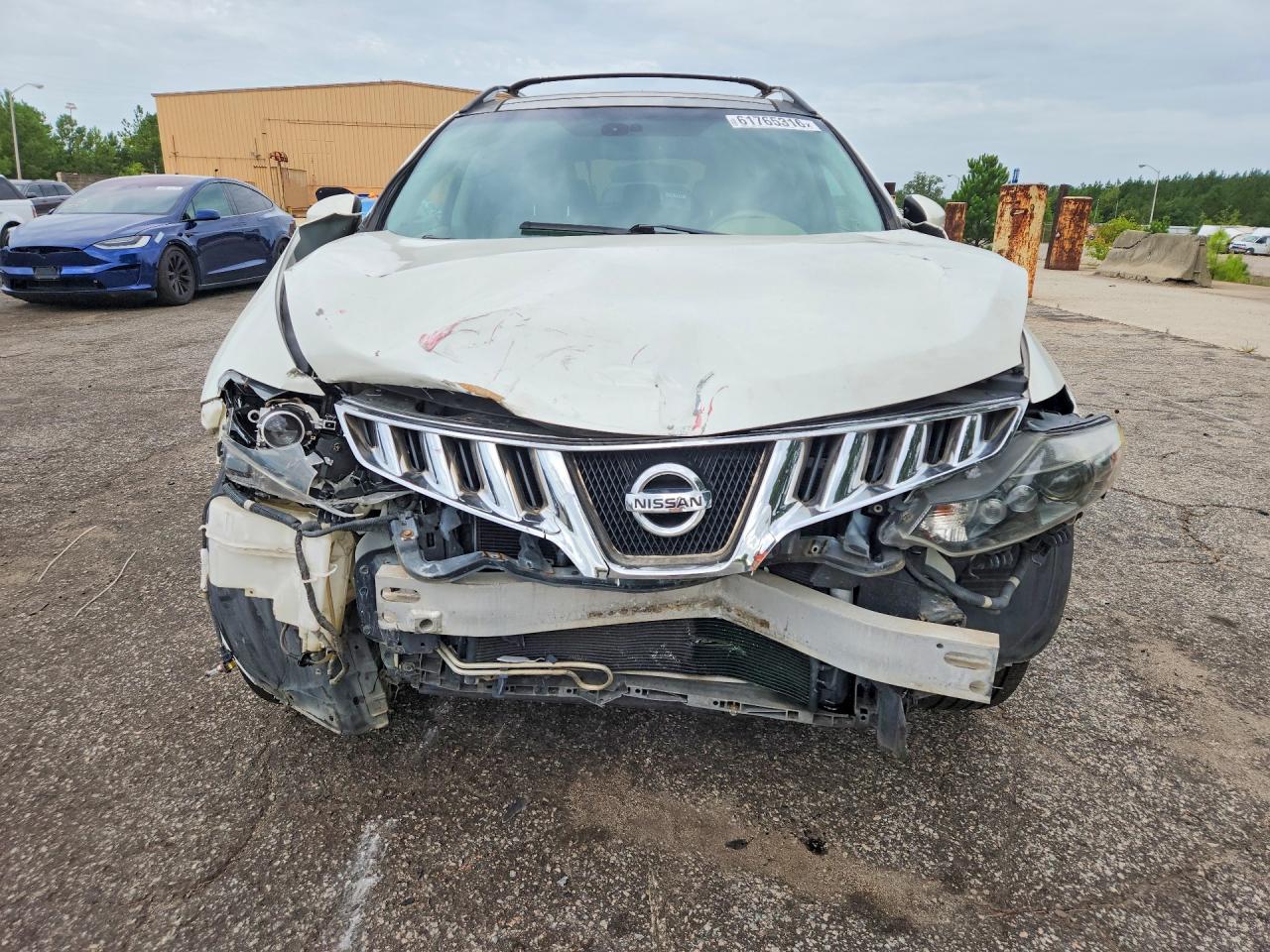 2010 Nissan Murano S Белый vin: JN8AZ1MW6AW108690