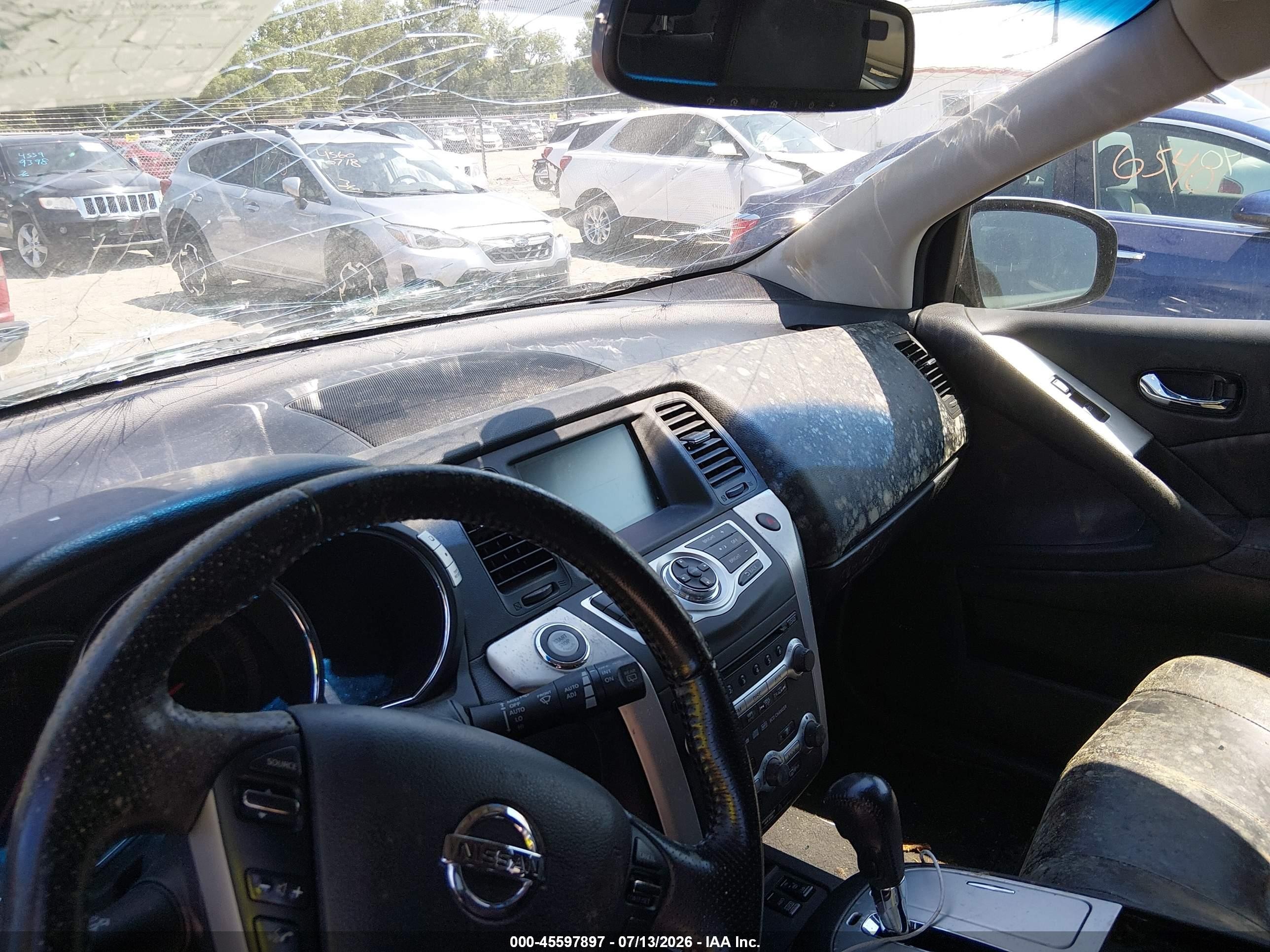 2010 Nissan Murano Sl Gray vin: JN8AZ1MW6AW120712