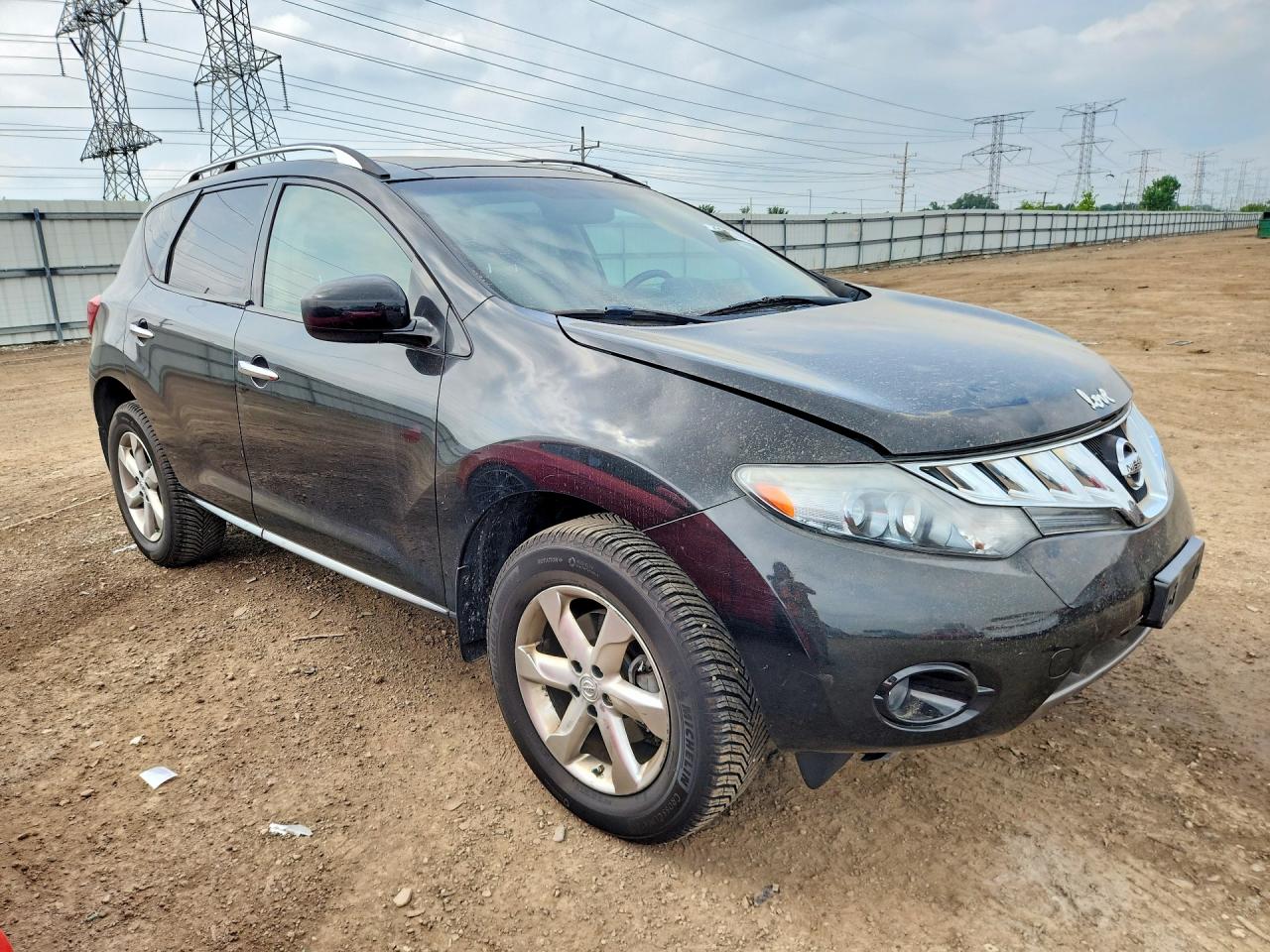 2010 Nissan Murano S Black vin: JN8AZ1MW6AW138059