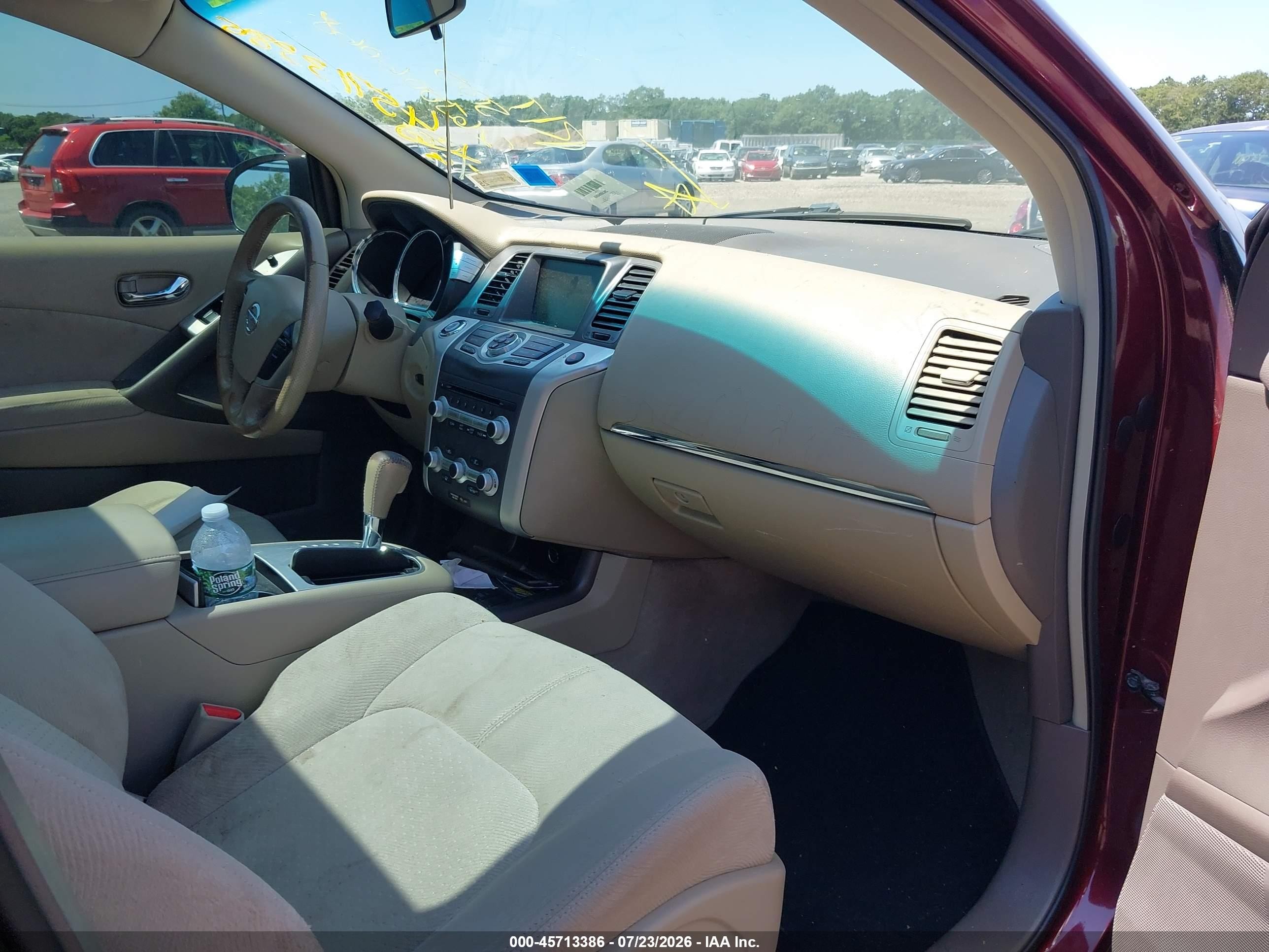 2011 Nissan Murano Sv Red vin: JN8AZ1MW6BW152173