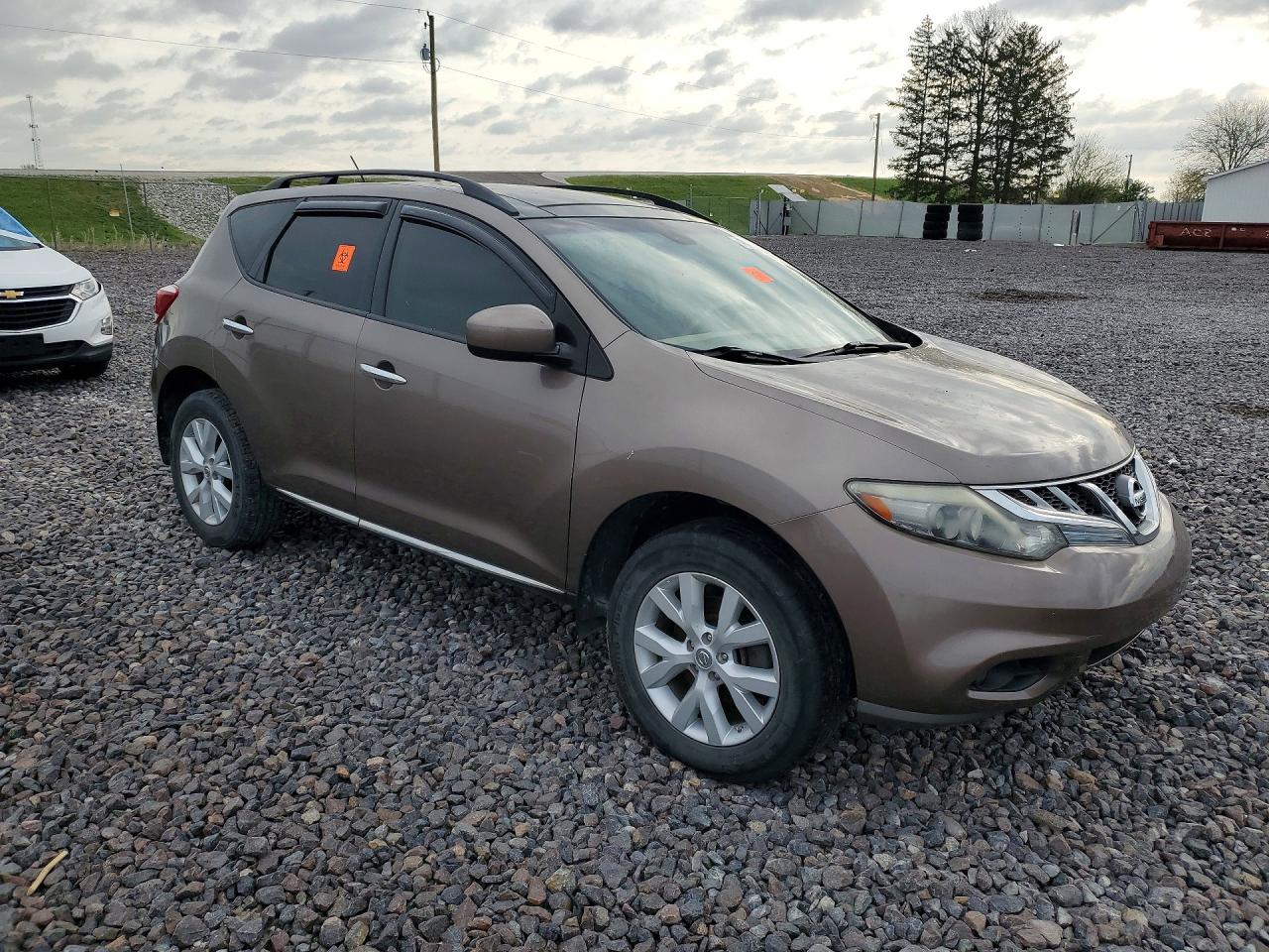 2012 Nissan Murano S Brown vin: JN8AZ1MW6CW224944