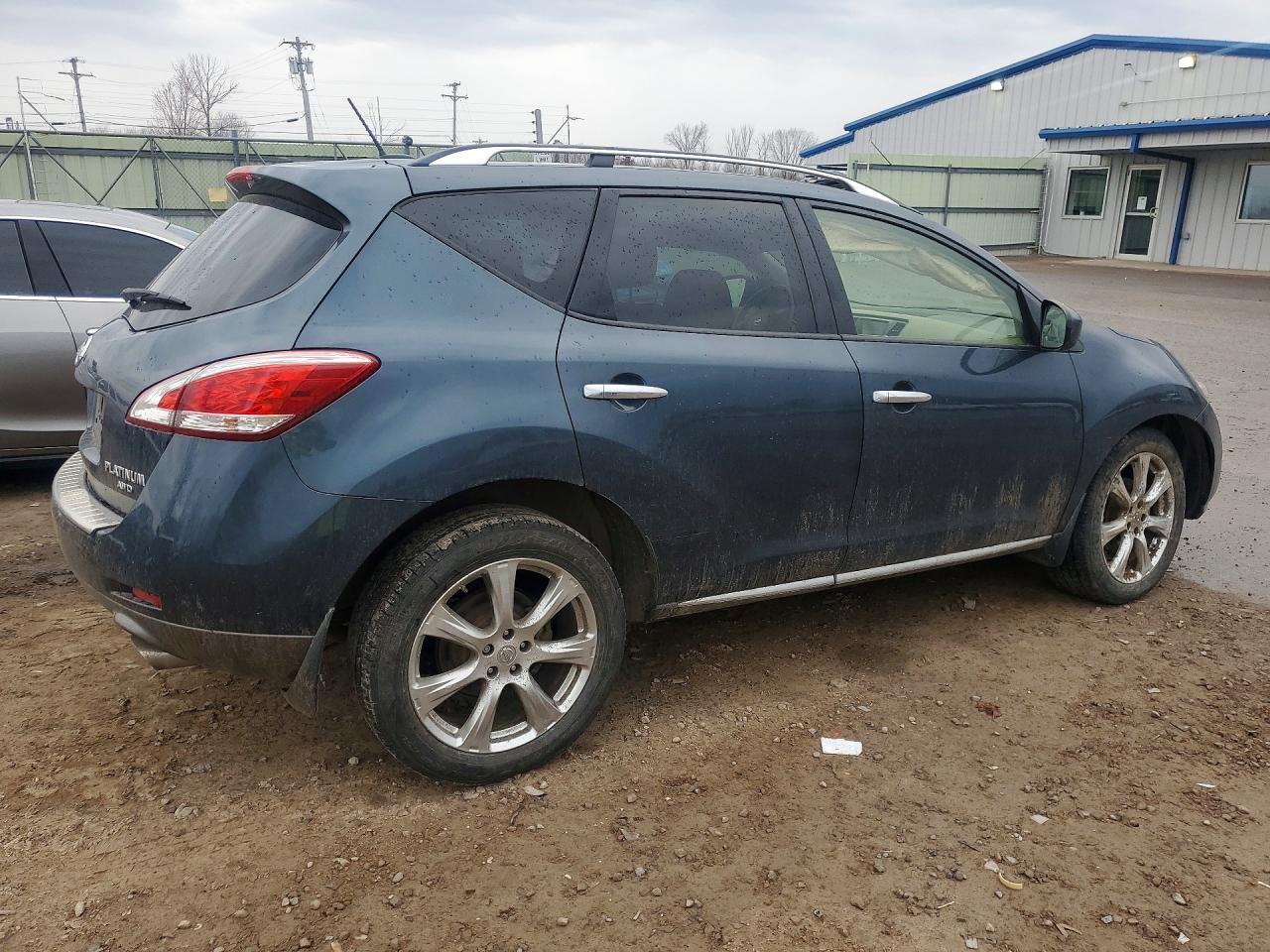 2012 Nissan Murano S Blue vin: JN8AZ1MW6CW228136