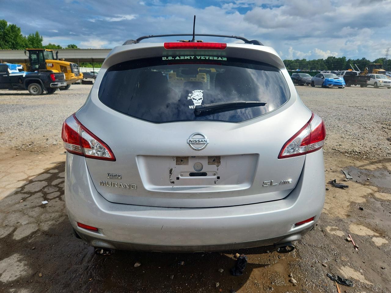 2012 Nissan Murano S Silver vin: JN8AZ1MW6CW232896
