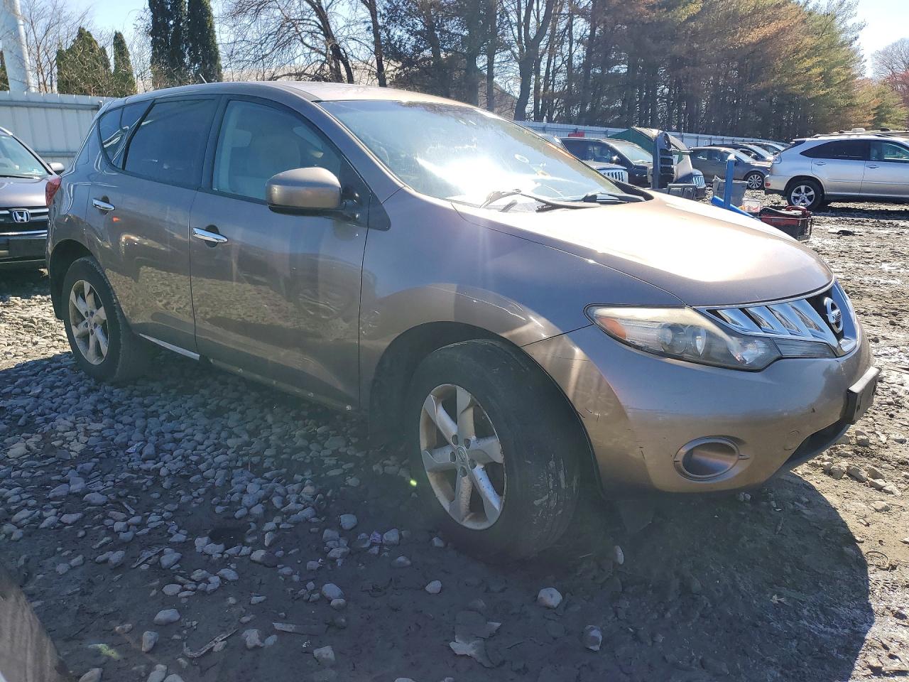 2010 Nissan Murano S Желто-коричневый vin: JN8AZ1MW7AW100291