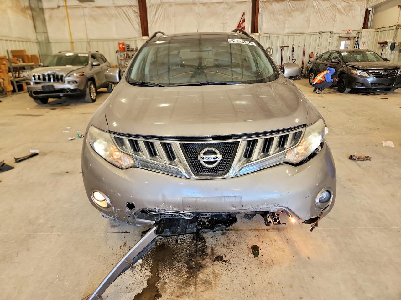 2010 Nissan Murano S Silver vin: JN8AZ1MW7AW119293