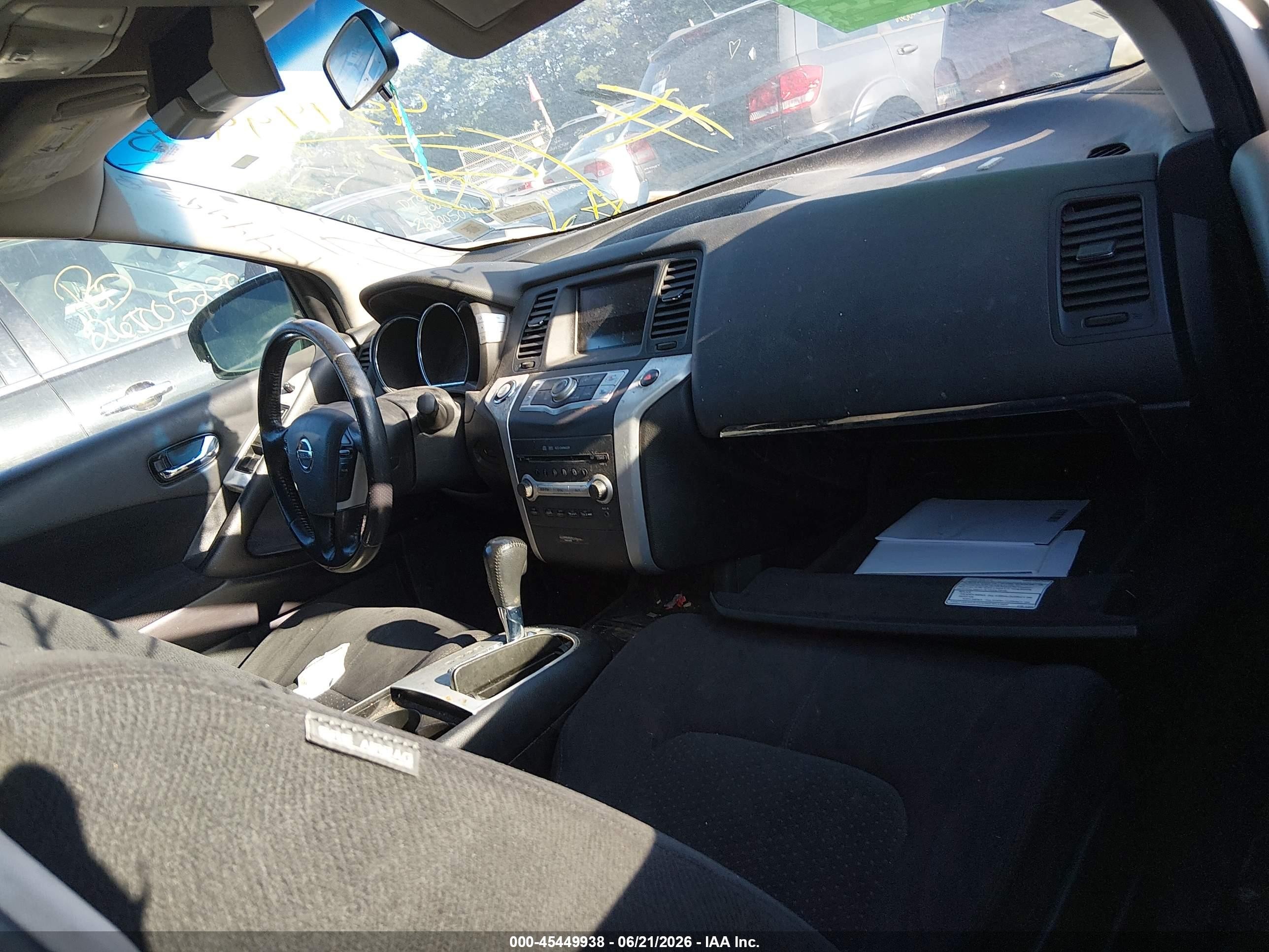 2010 Nissan Murano Sl Silver vin: JN8AZ1MW7AW122193
