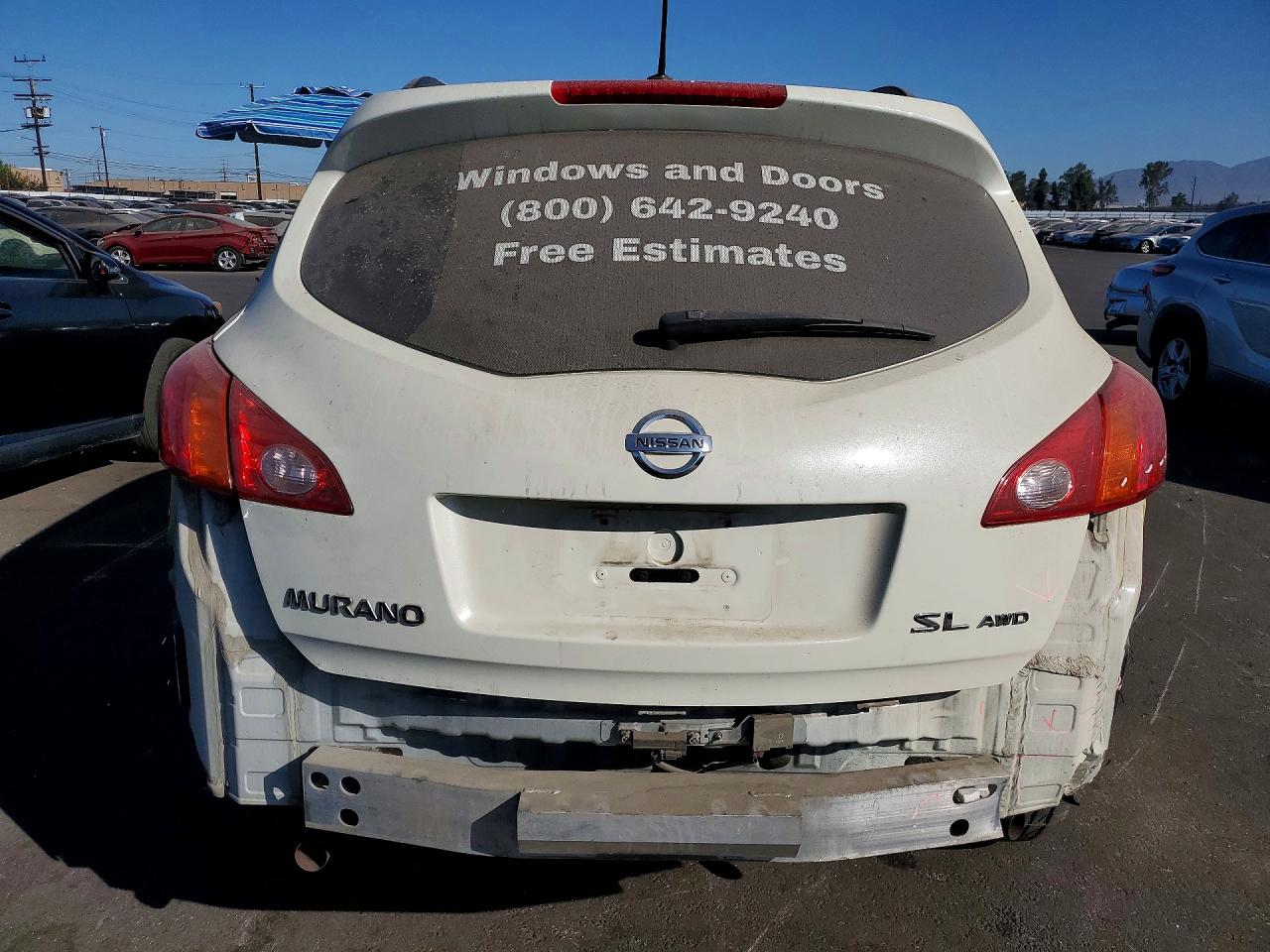 2010 Nissan Murano S White vin: JN8AZ1MW7AW122856