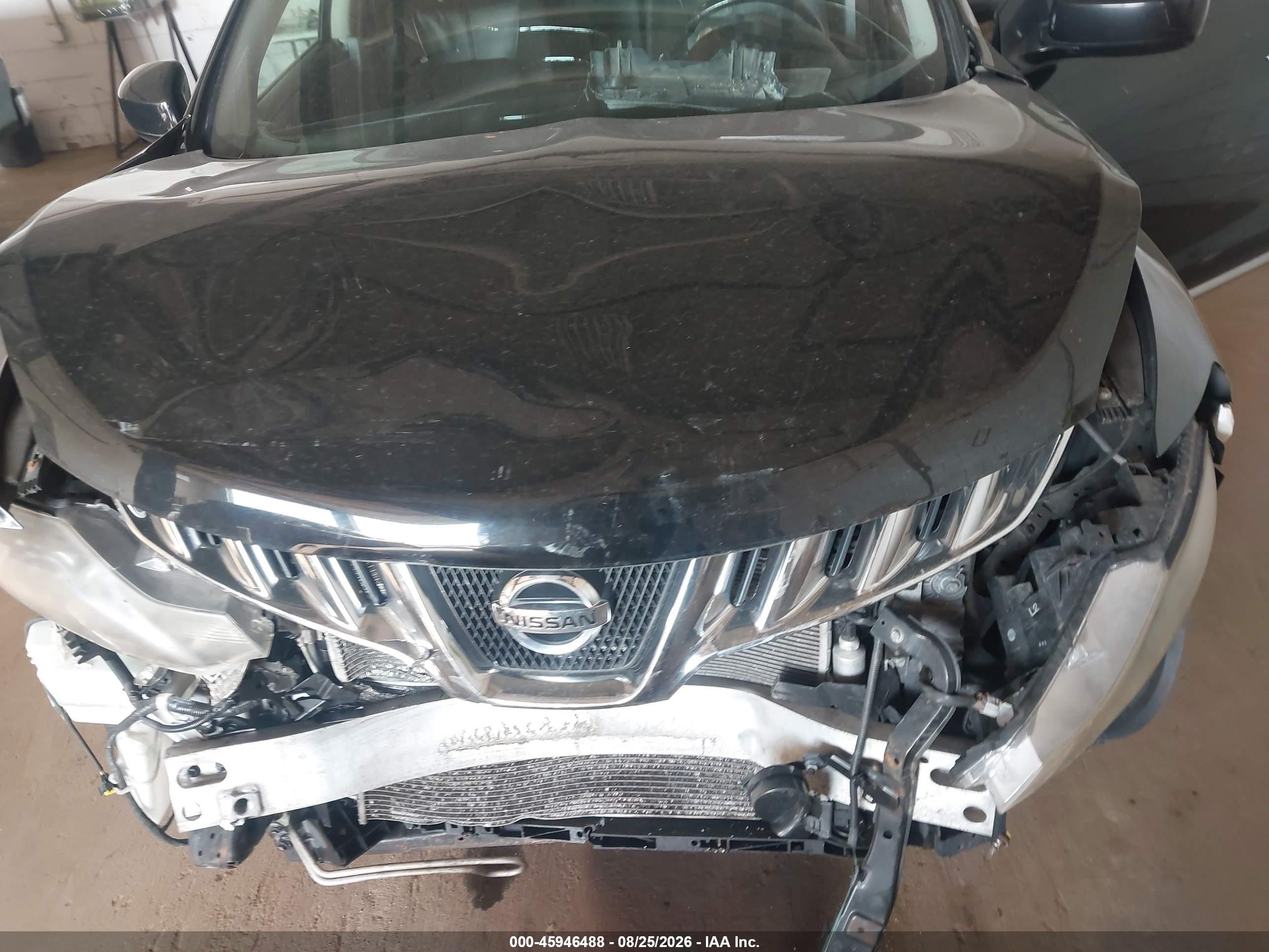 2010 Nissan Murano Sl Black vin: JN8AZ1MW7AW125286