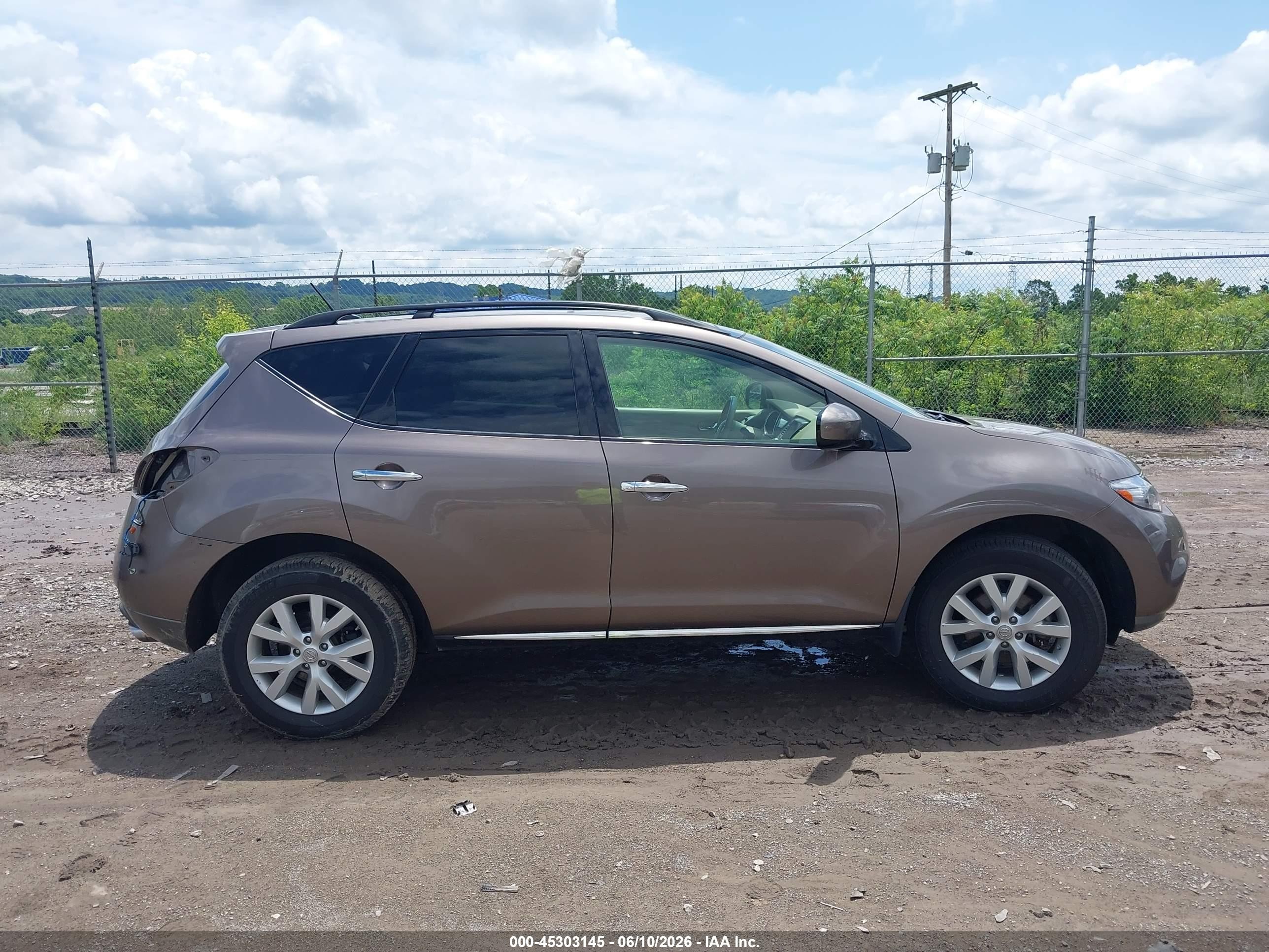 2011 Nissan Murano Sl Gray vin: JN8AZ1MW7BW152120