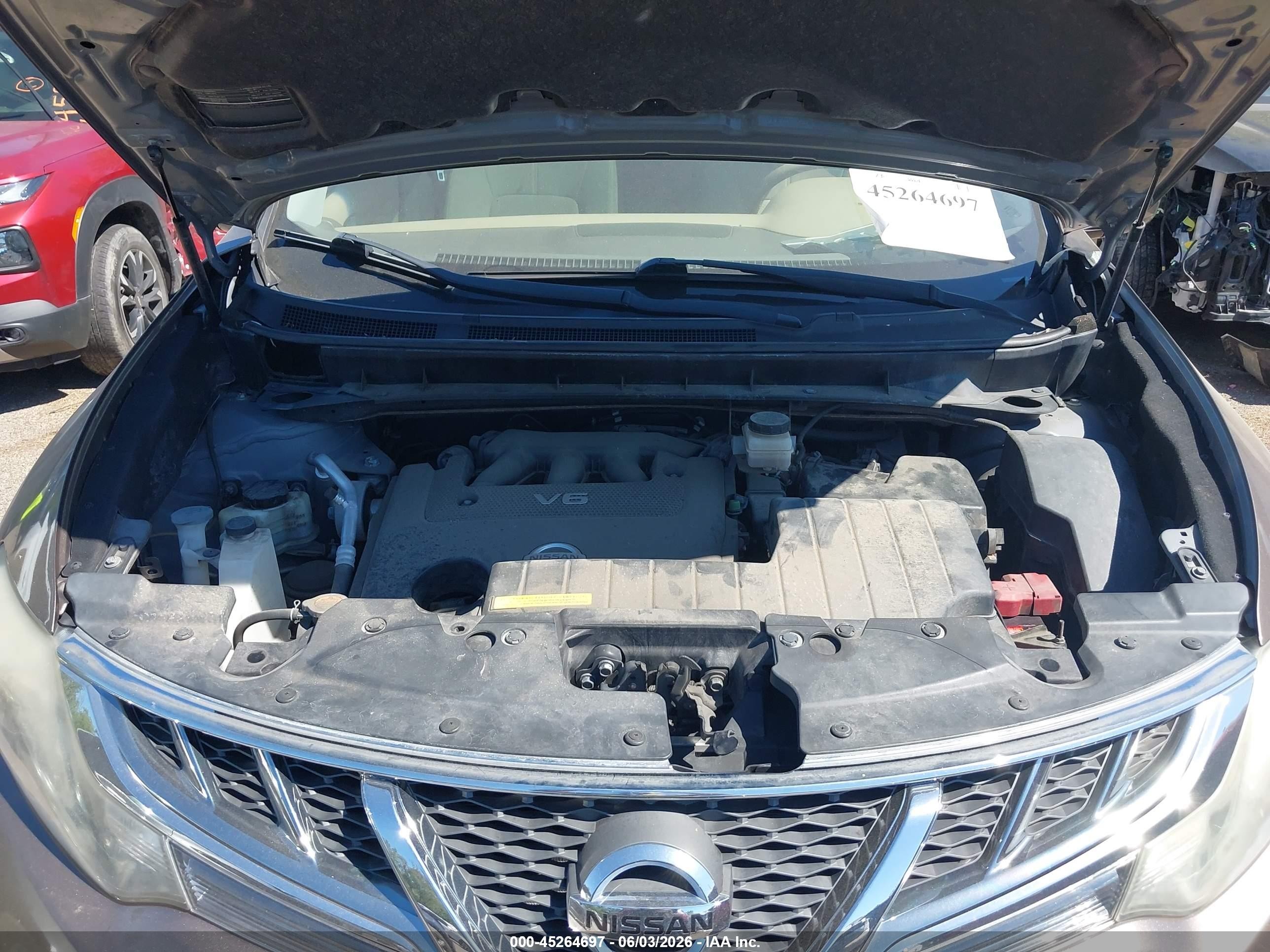 2011 Nissan Murano Sv Коричневый vin: JN8AZ1MW7BW166020