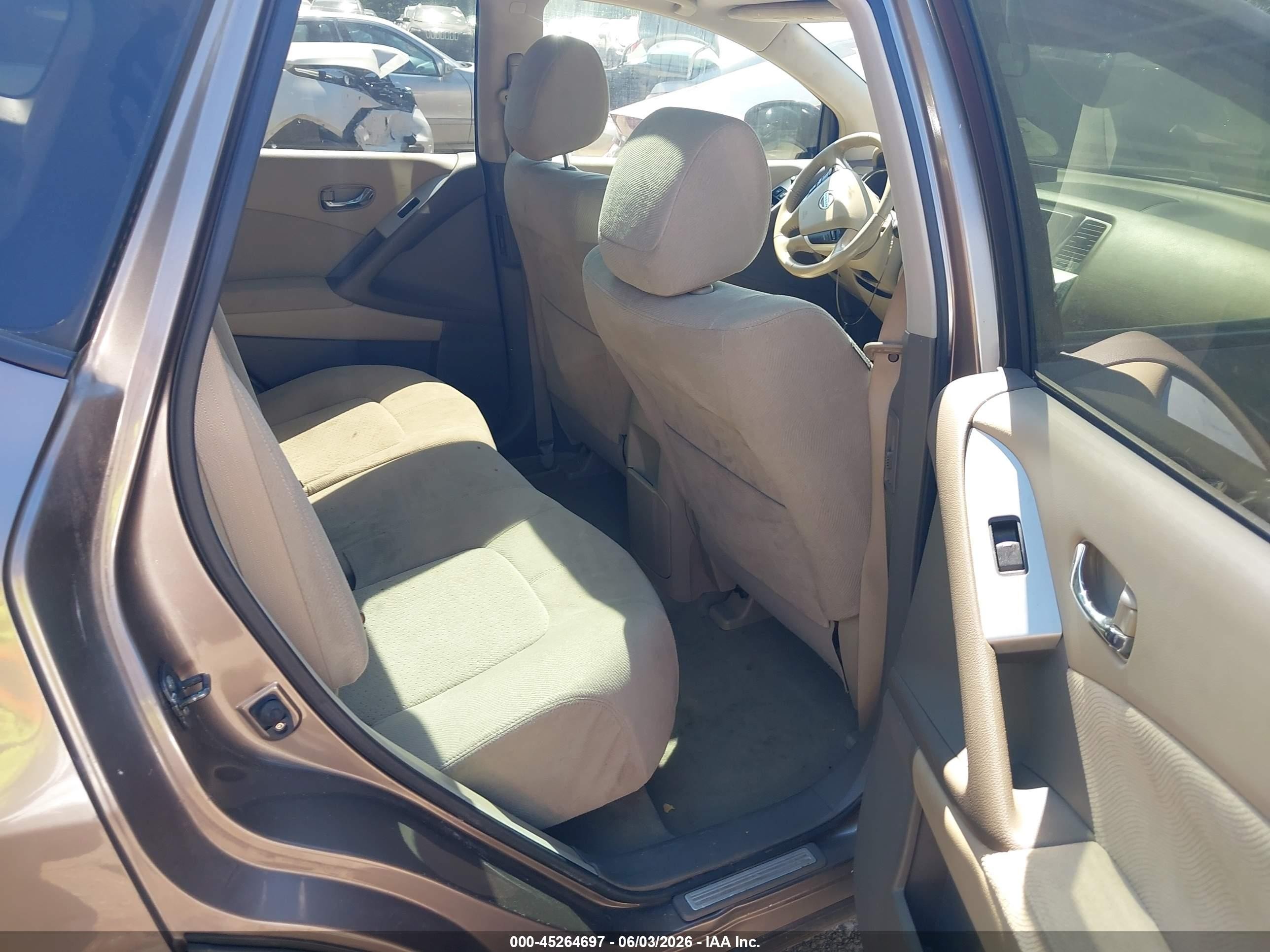 2011 Nissan Murano Sv Коричневый vin: JN8AZ1MW7BW166020