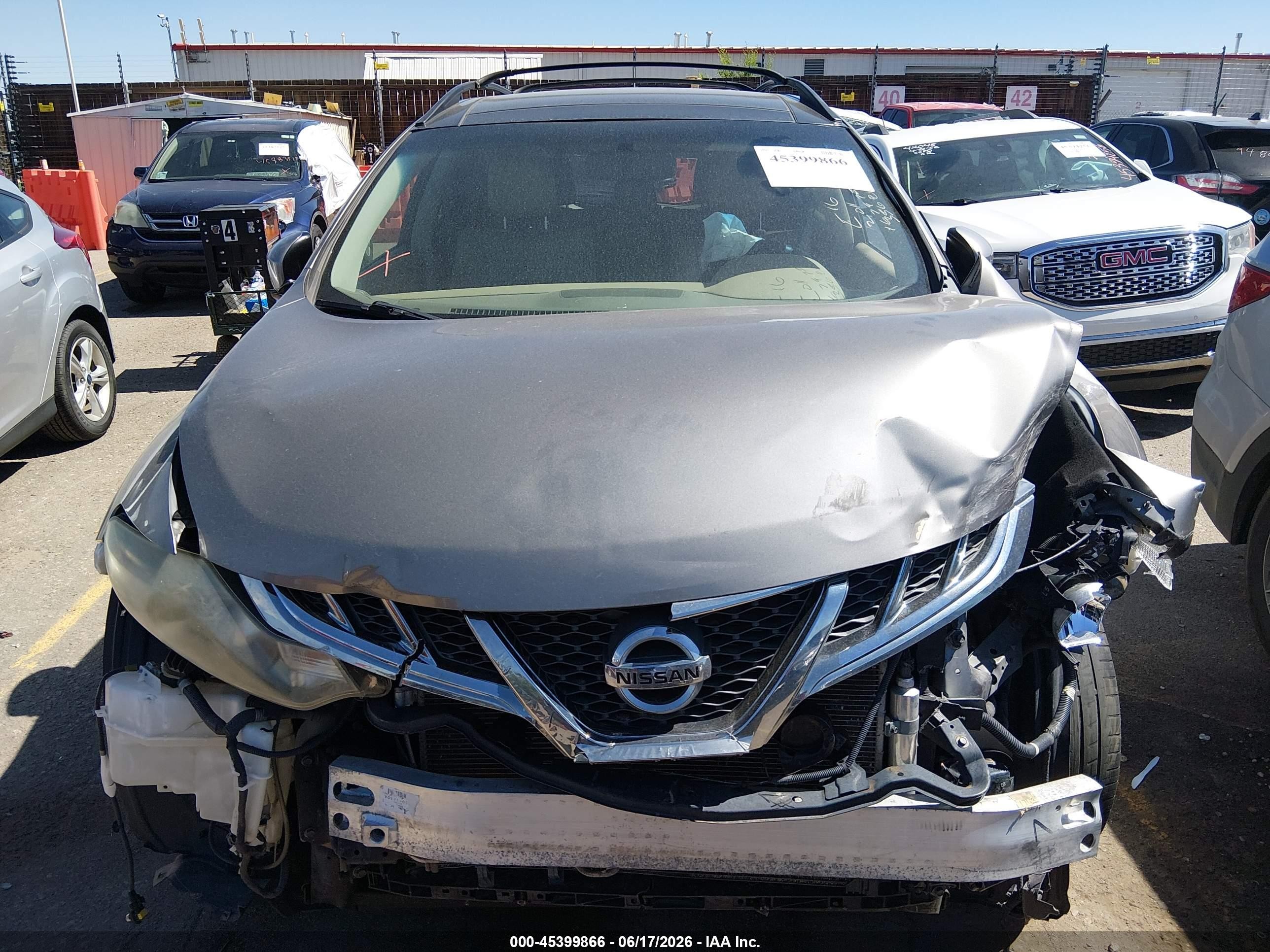 2011 Nissan Murano Sl Silver vin: JN8AZ1MW7BW167975