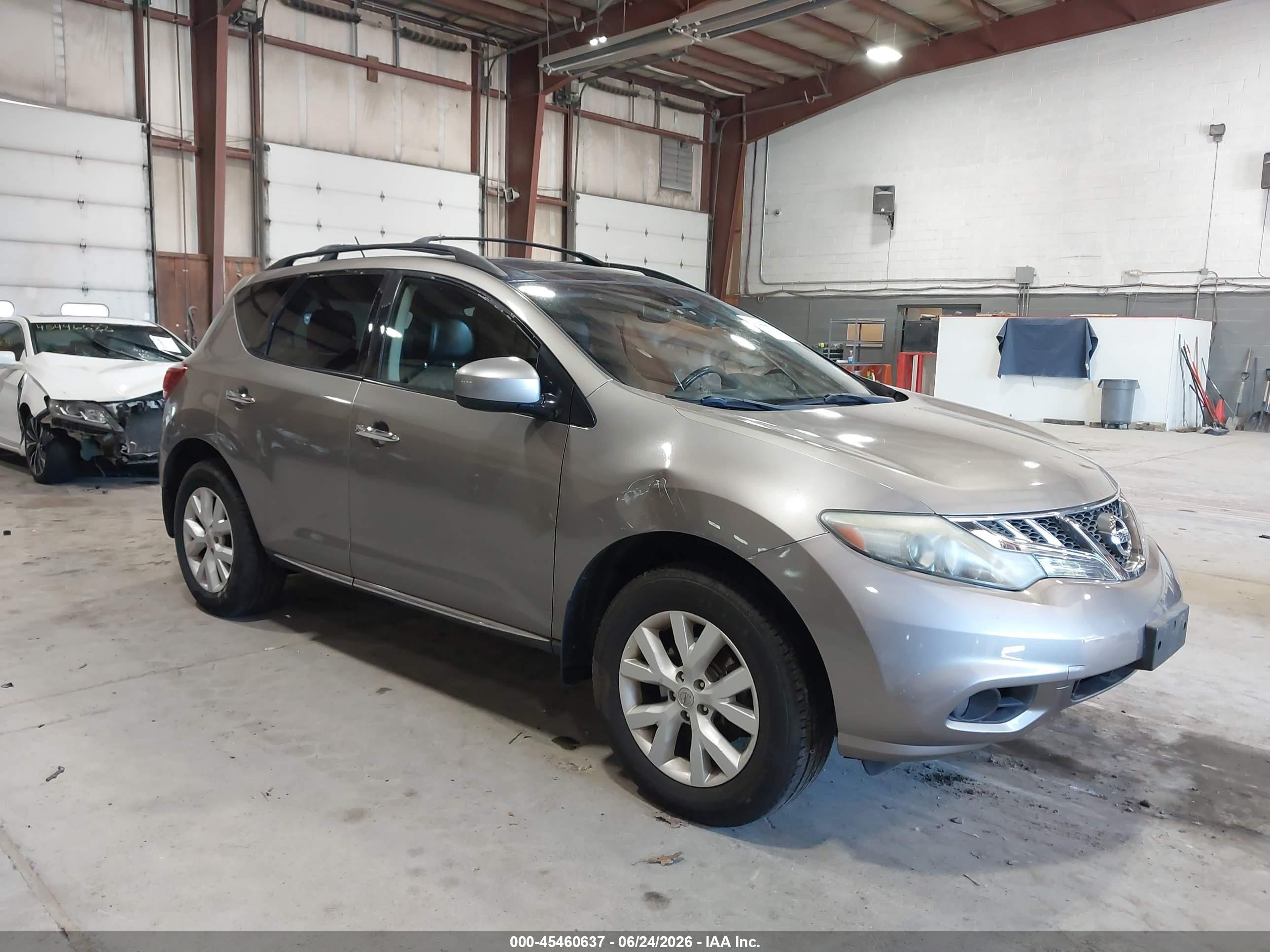 2011 Nissan Murano Sl Silver vin: JN8AZ1MW7BW185697